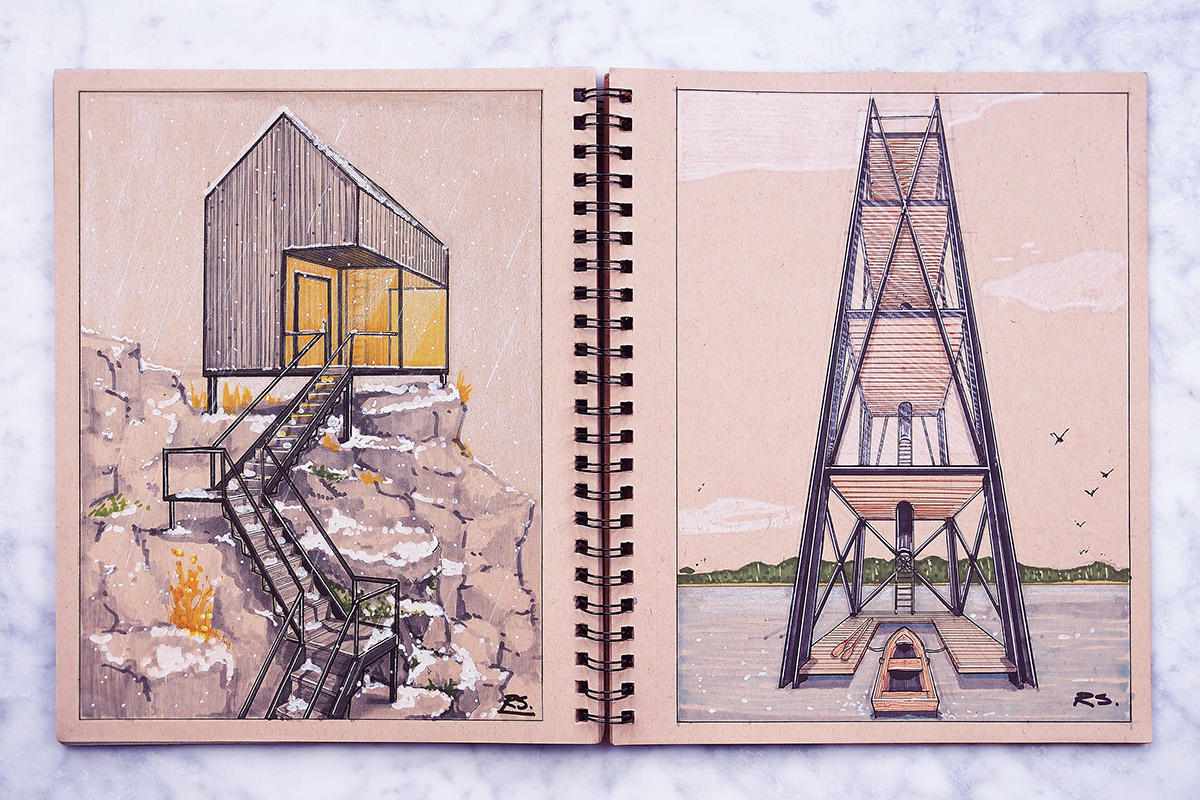 Hand drawn book，Industrial hand drawing，design sketch，Collection，