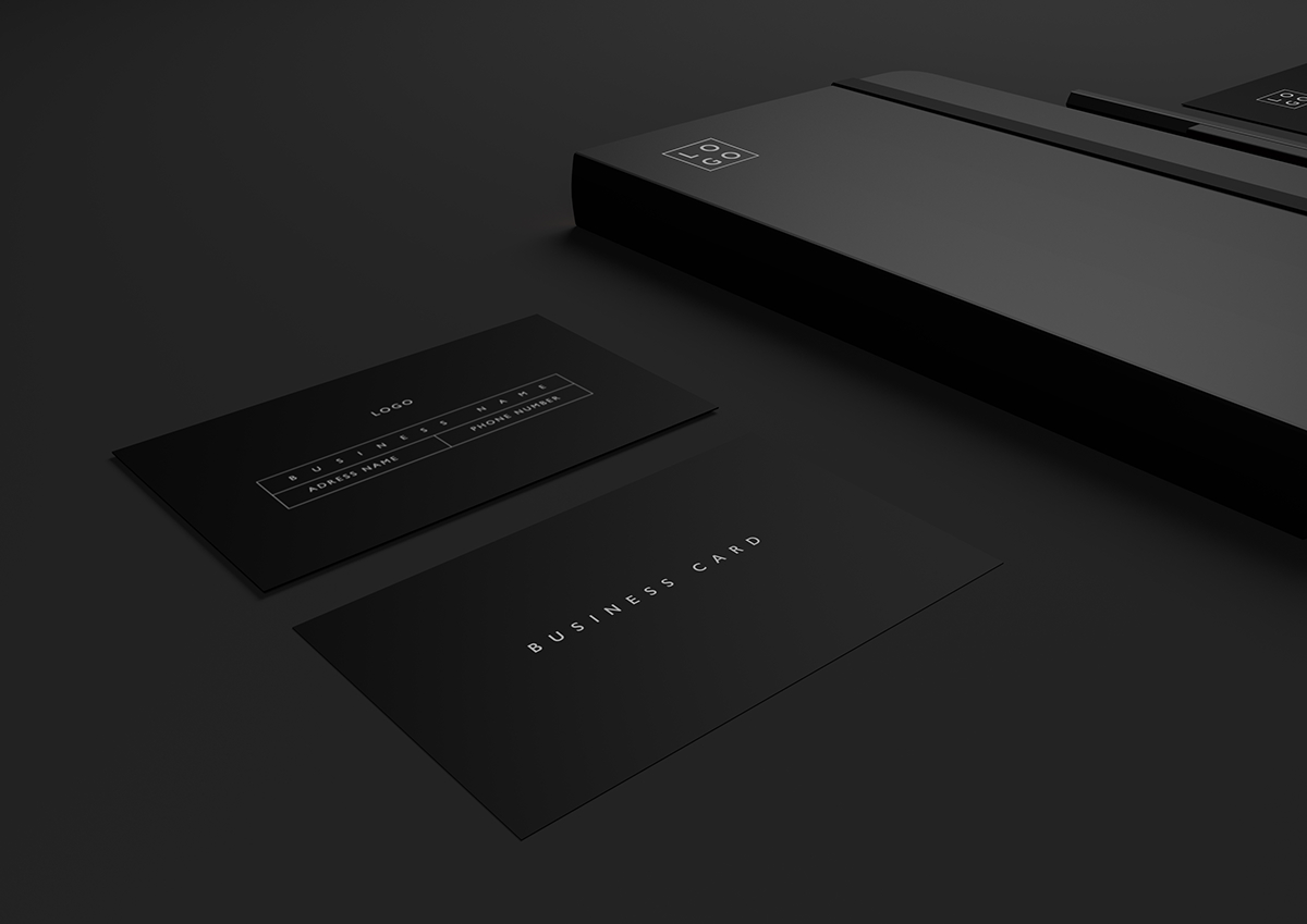 Letterhead，business card，notebook，Pen，black，