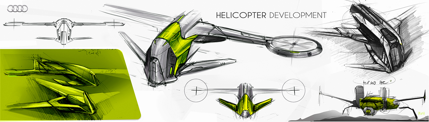 Cool，Technique expression，Hand drawn industrial design，wacom ，