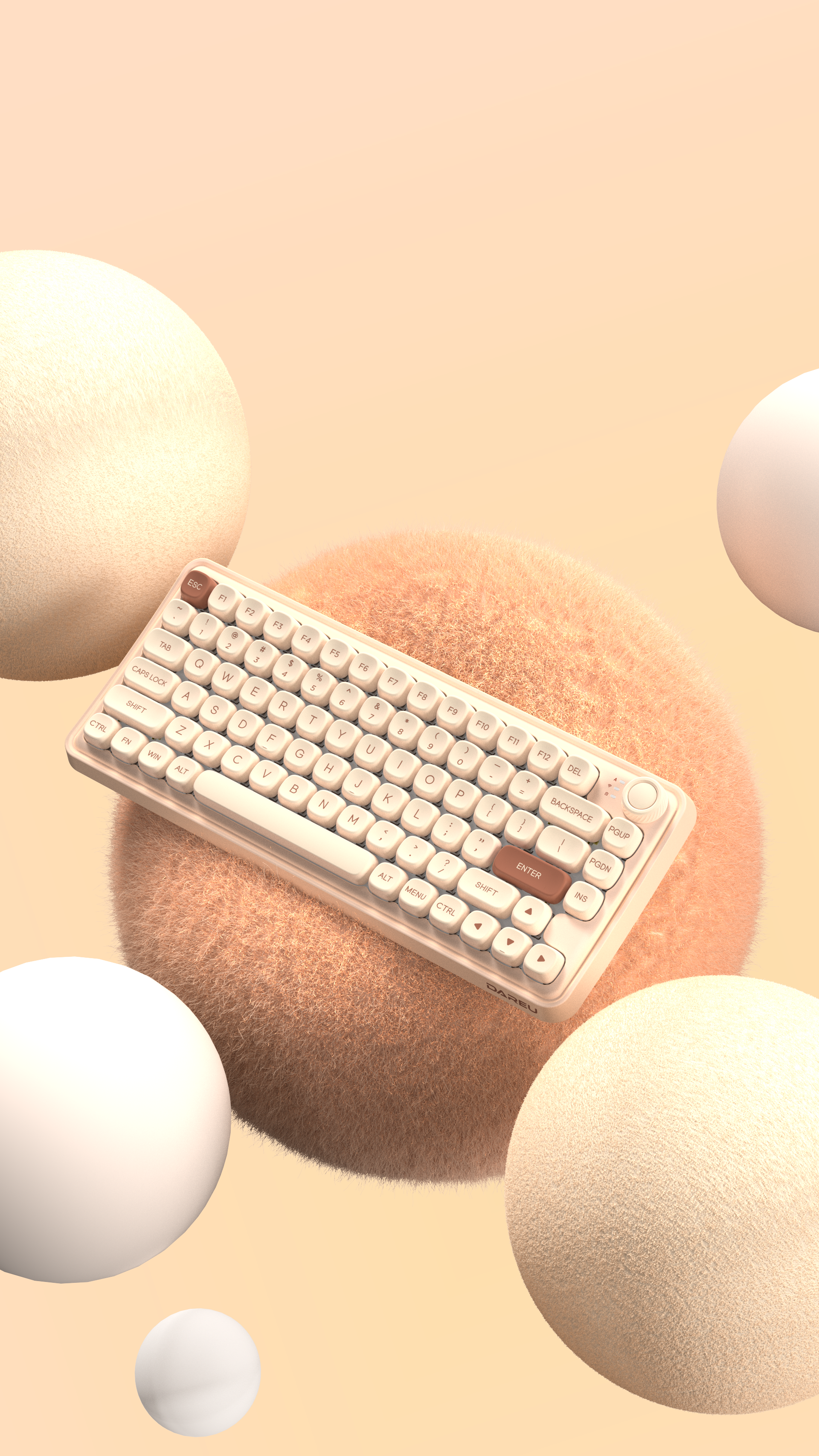 Daryou，Small sugar keyboard，Mechanical keyboard，Office keyboard，wireless keyboard，Bluetooth Keyboard，