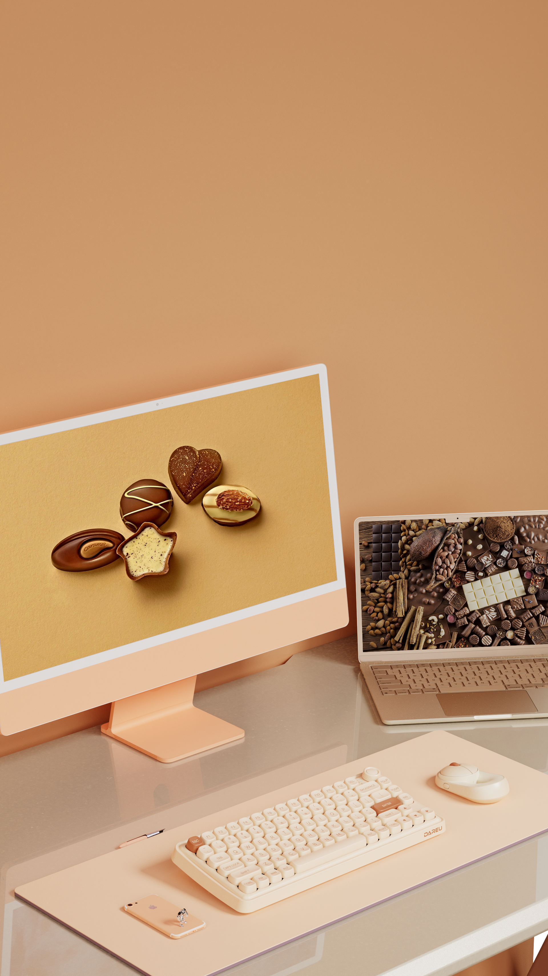 Daryou，Small sugar keyboard，Mechanical keyboard，Office keyboard，wireless keyboard，Bluetooth Keyboard，