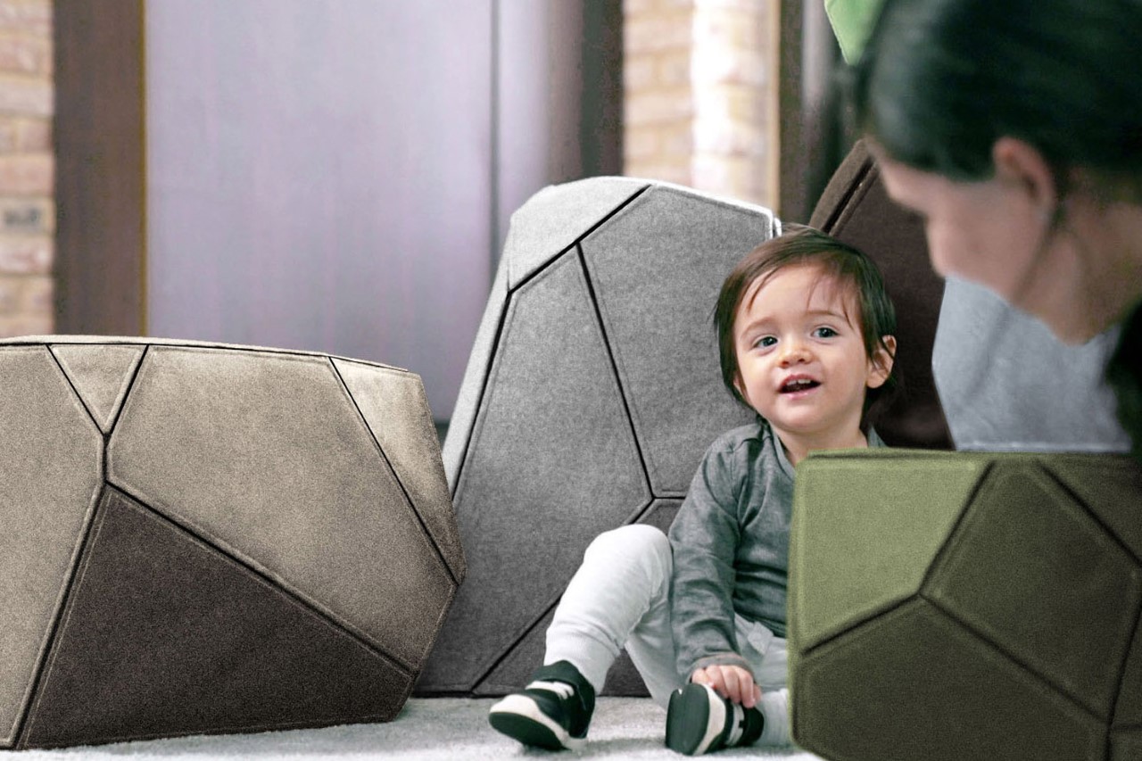 rock，stool，product design，Balanco，