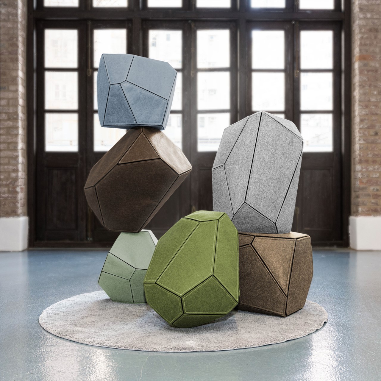 rock，stool，product design，Balanco，