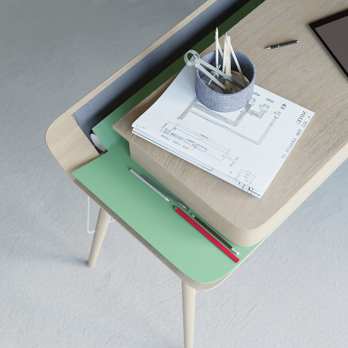 Quant，desk，Design，delicate，