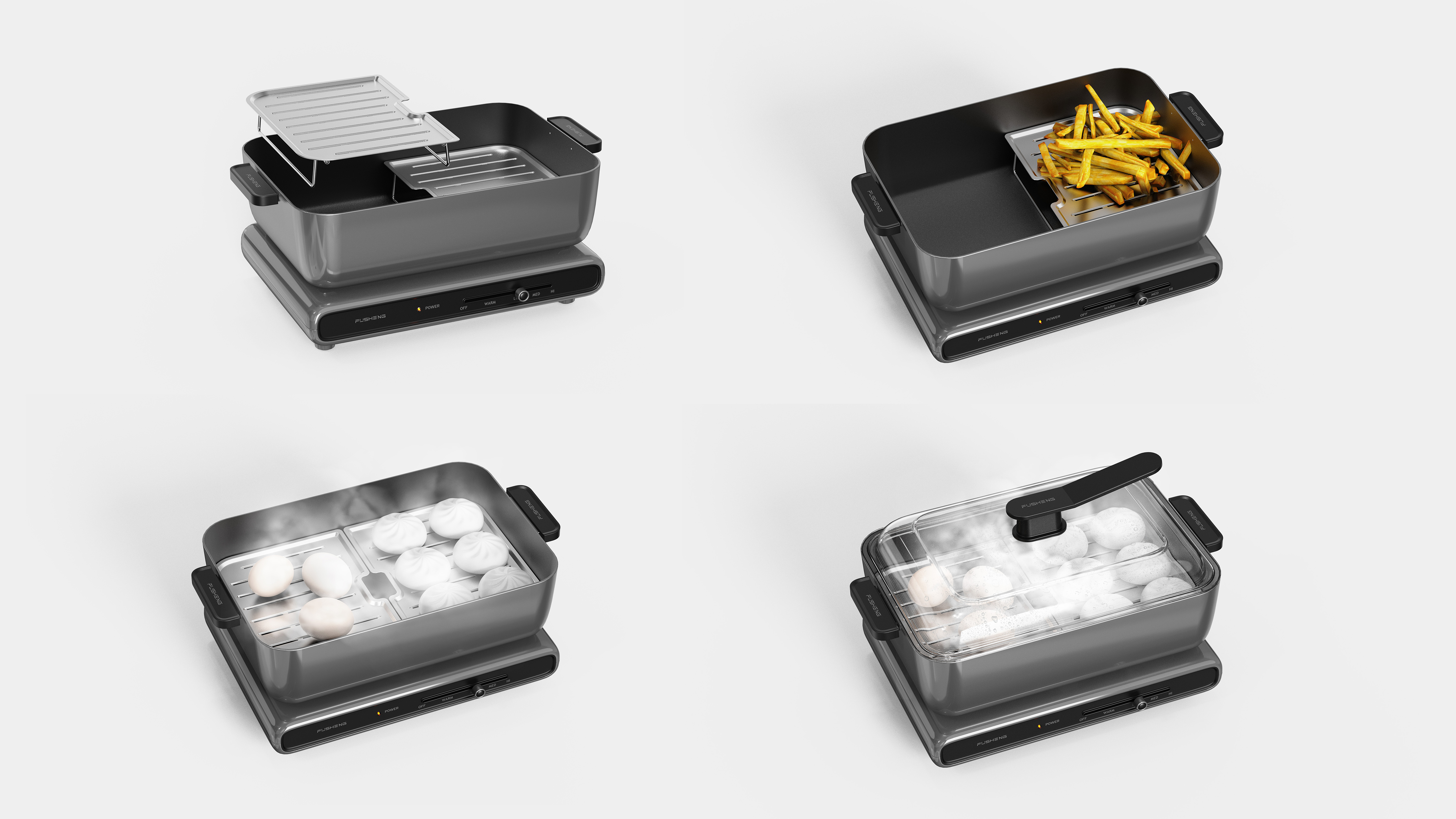 Multifunctional cooking pot，household electrical appliances，Multifunctional pot，