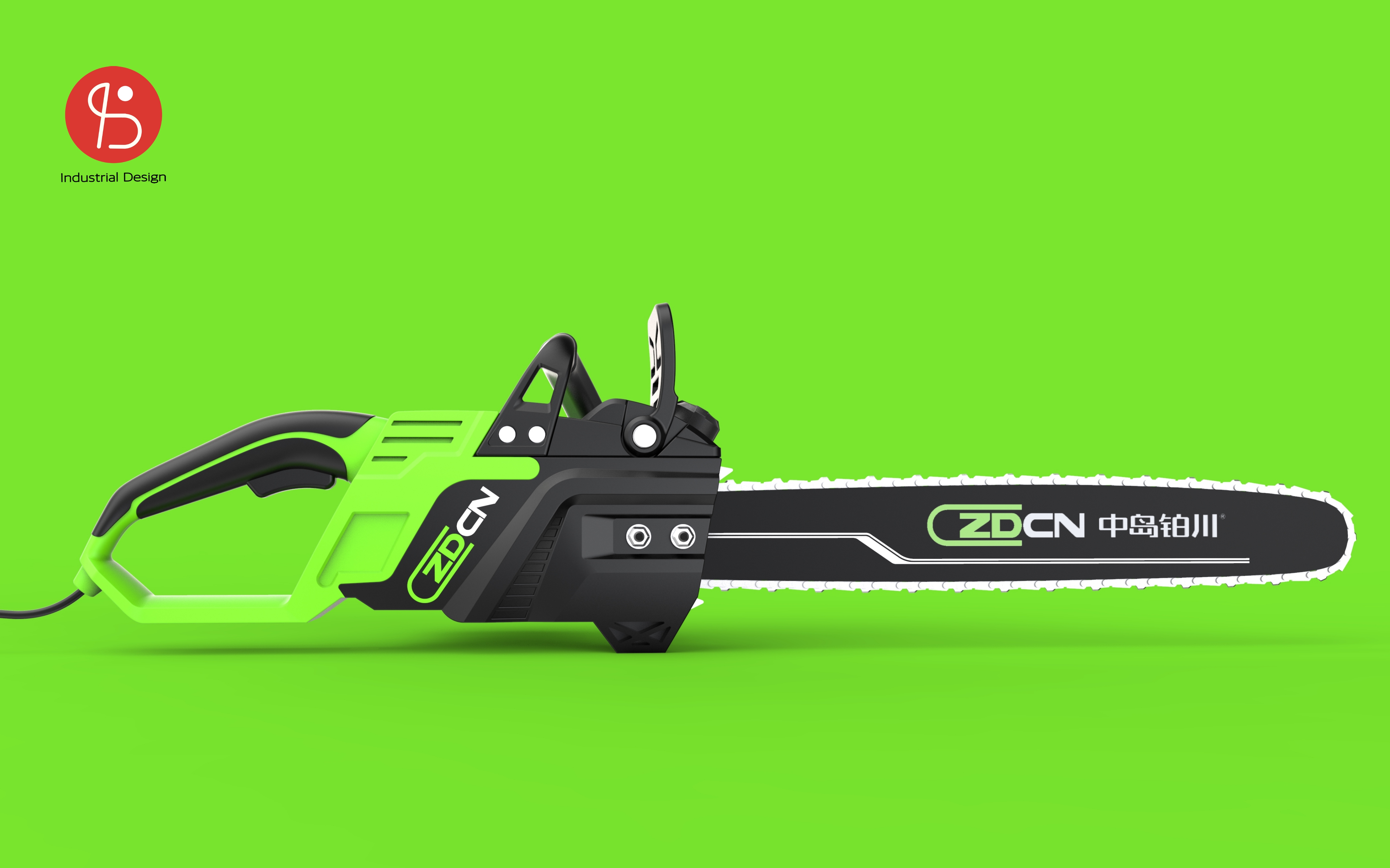 The appearance design of the electric chain saw,，