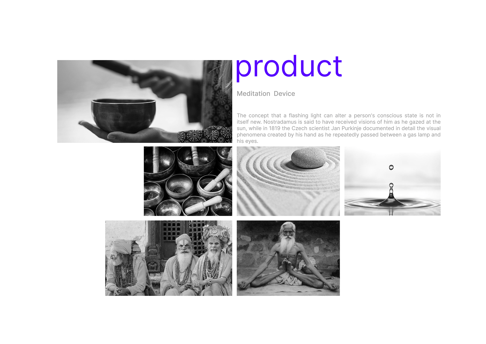 Luca Persico，Flicker，Stroboscopic stimulation，product design，Meditation speaker，