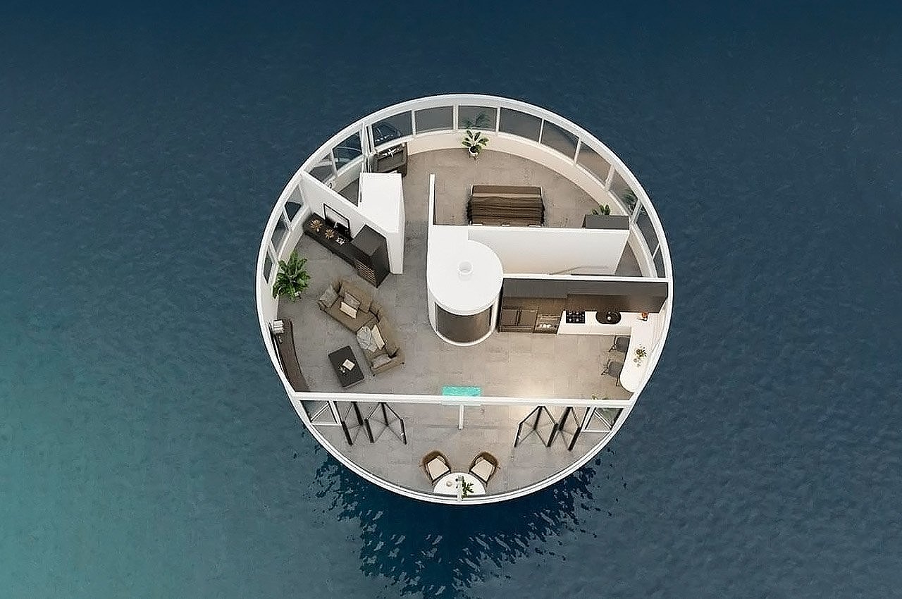 Ocean Builders，Ecological restoration of floating houses，Architectural design，Intelligent residence，environment protection，SeaPod，GreenPod，EcoPod，