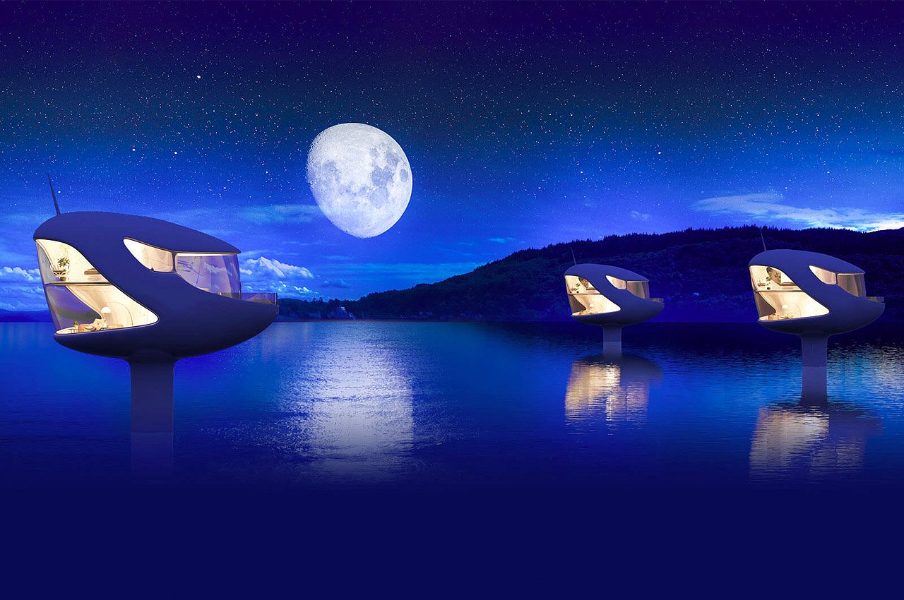 Ocean Builders，Ecological restoration of floating houses，Architectural design，Intelligent residence，environment protection，SeaPod，GreenPod，EcoPod，