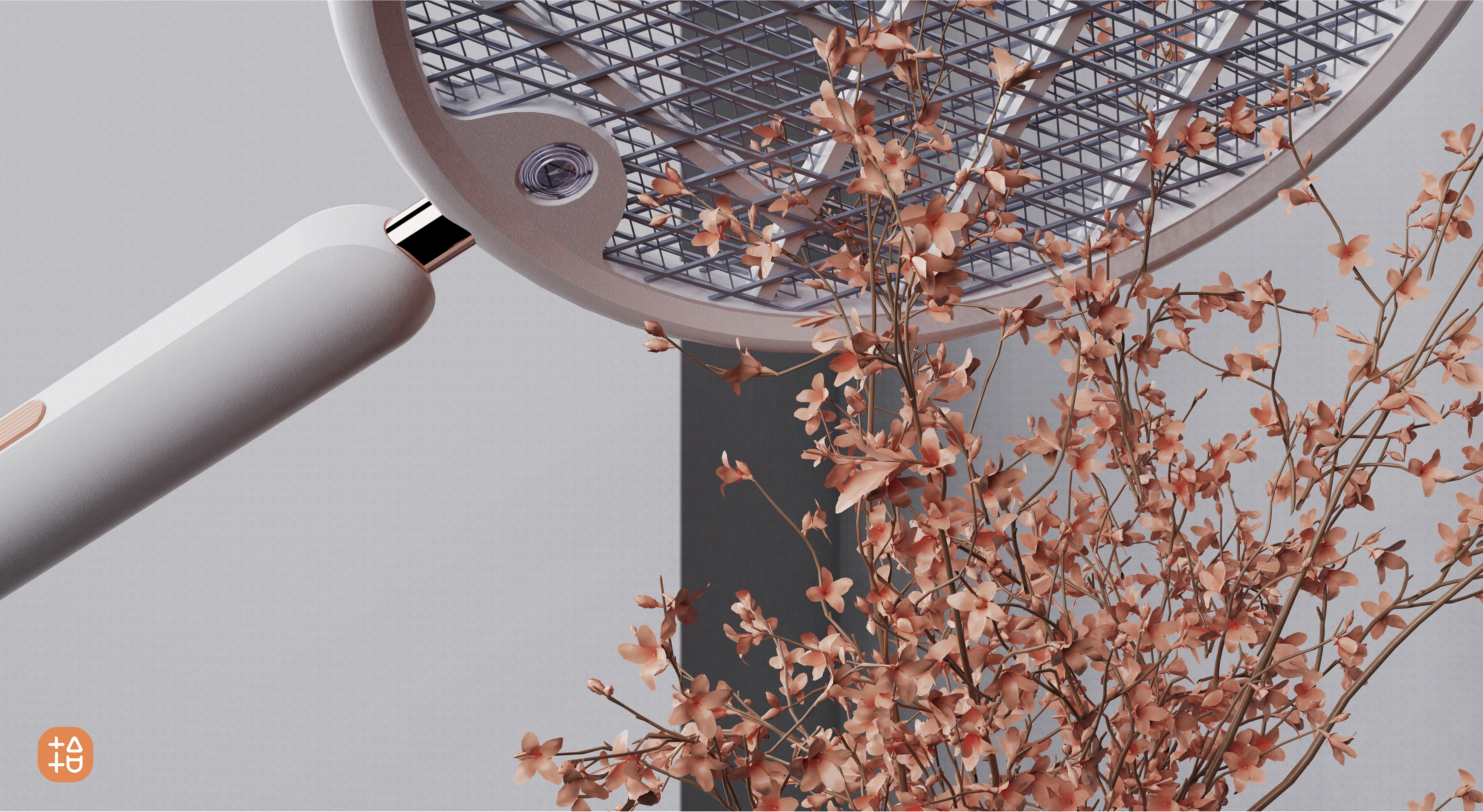 Design of mosquito killing swatter，Mosquito swatter，product design，