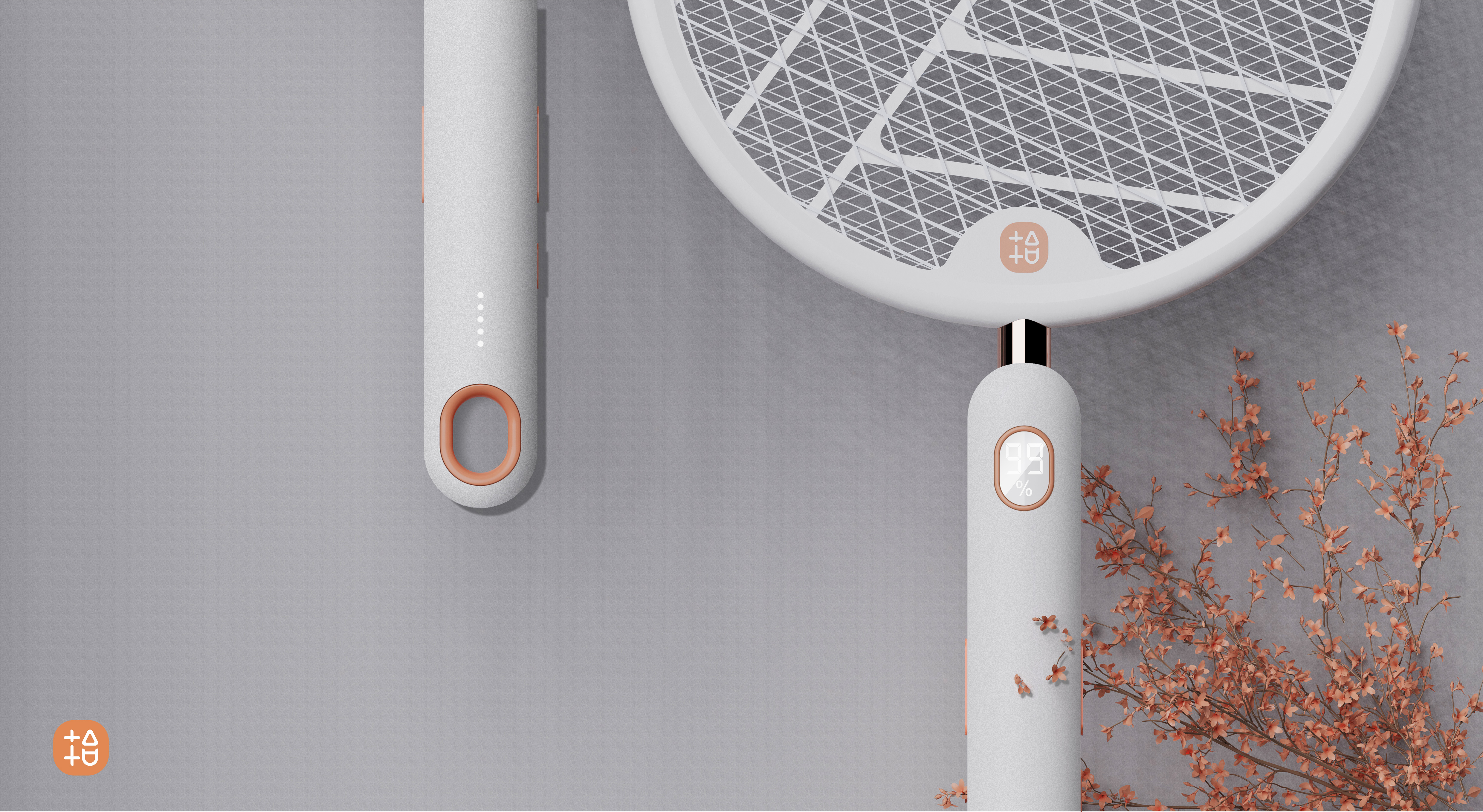 Design of mosquito killing swatter，Mosquito swatter，product design，