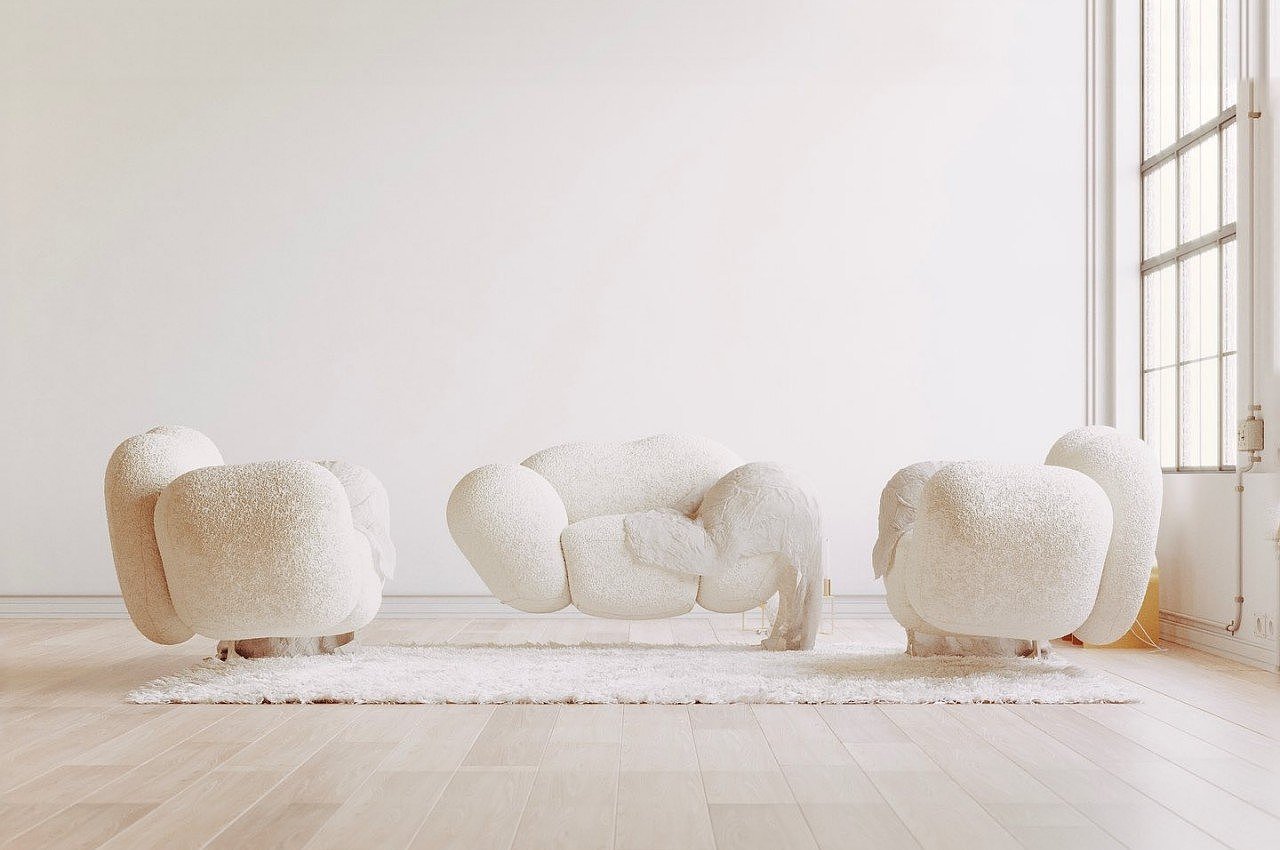 Mark Mitchell，cloud，Suspension sofa，