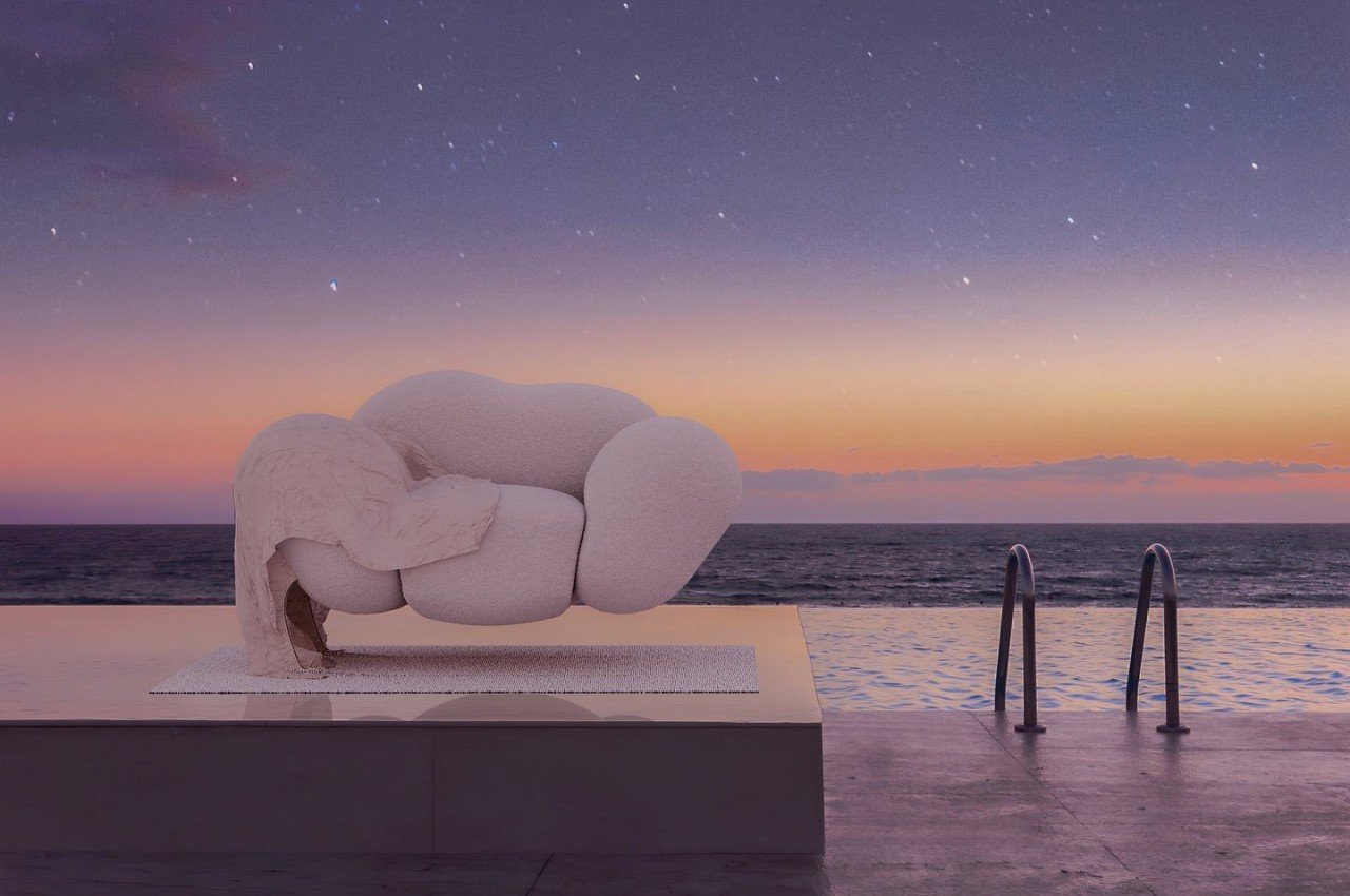 Mark Mitchell，cloud，Suspension sofa，