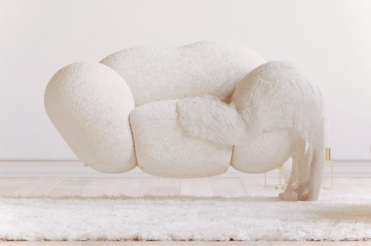 Mark Mitchell，cloud，Suspension sofa，