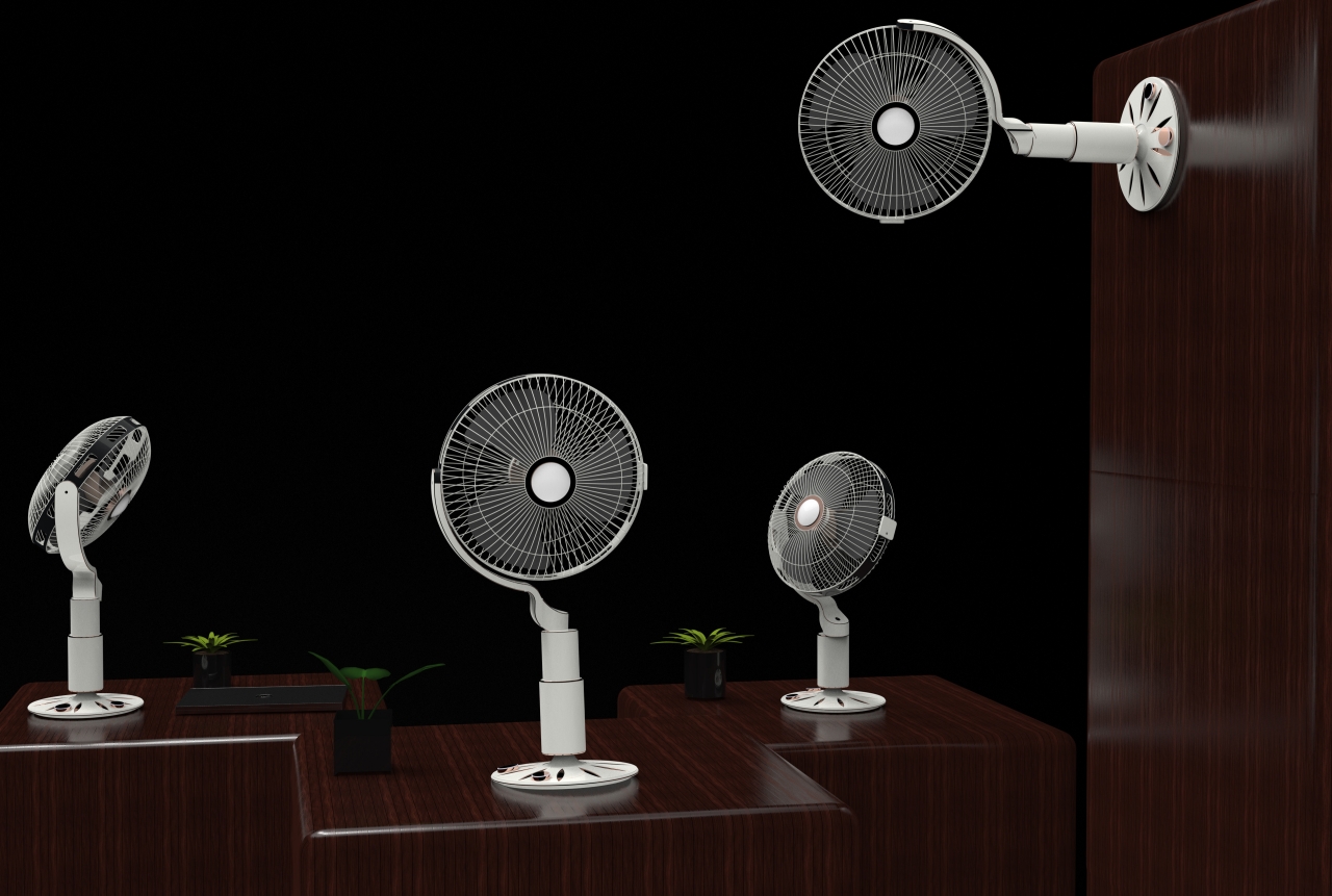 BLAZO，product design，360 degree rotation up and down，Rechargeable battery，Scalable，Multifunctional design，Save space，