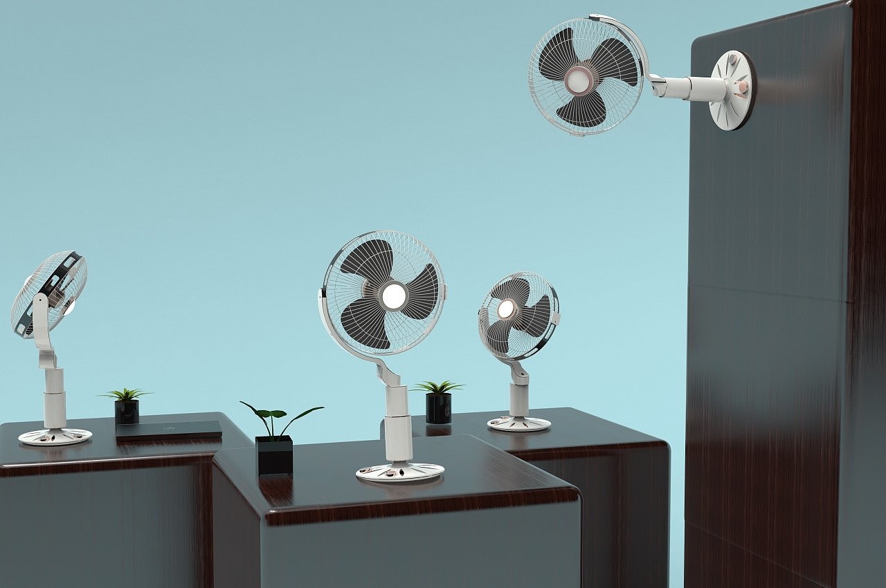 BLAZO，product design，360 degree rotation up and down，Rechargeable battery，Scalable，Multifunctional design，Save space，