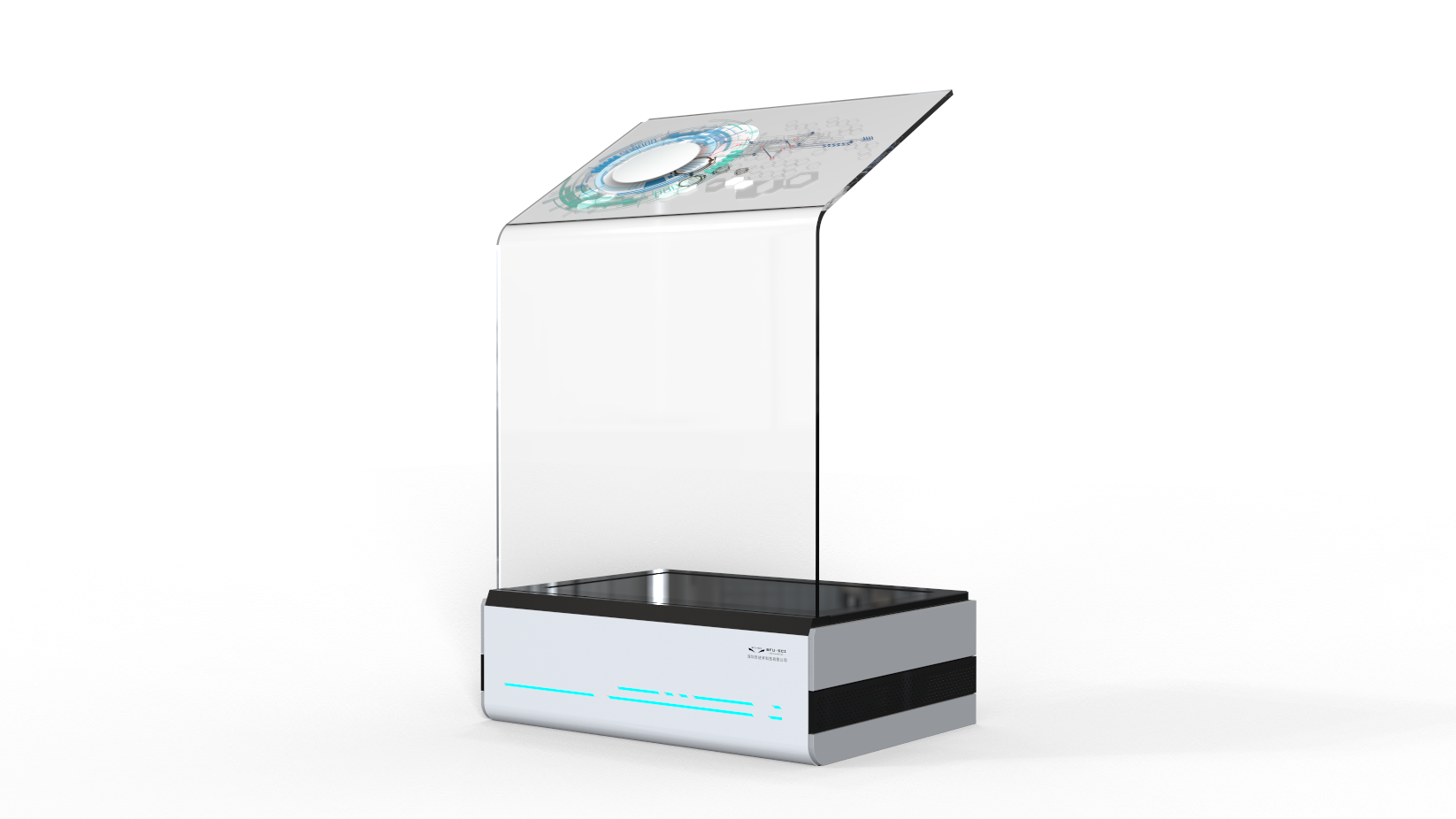 OLED，Transparent all-in-one machine，Transparent volley all-in-one machine，Flying screen interaction，