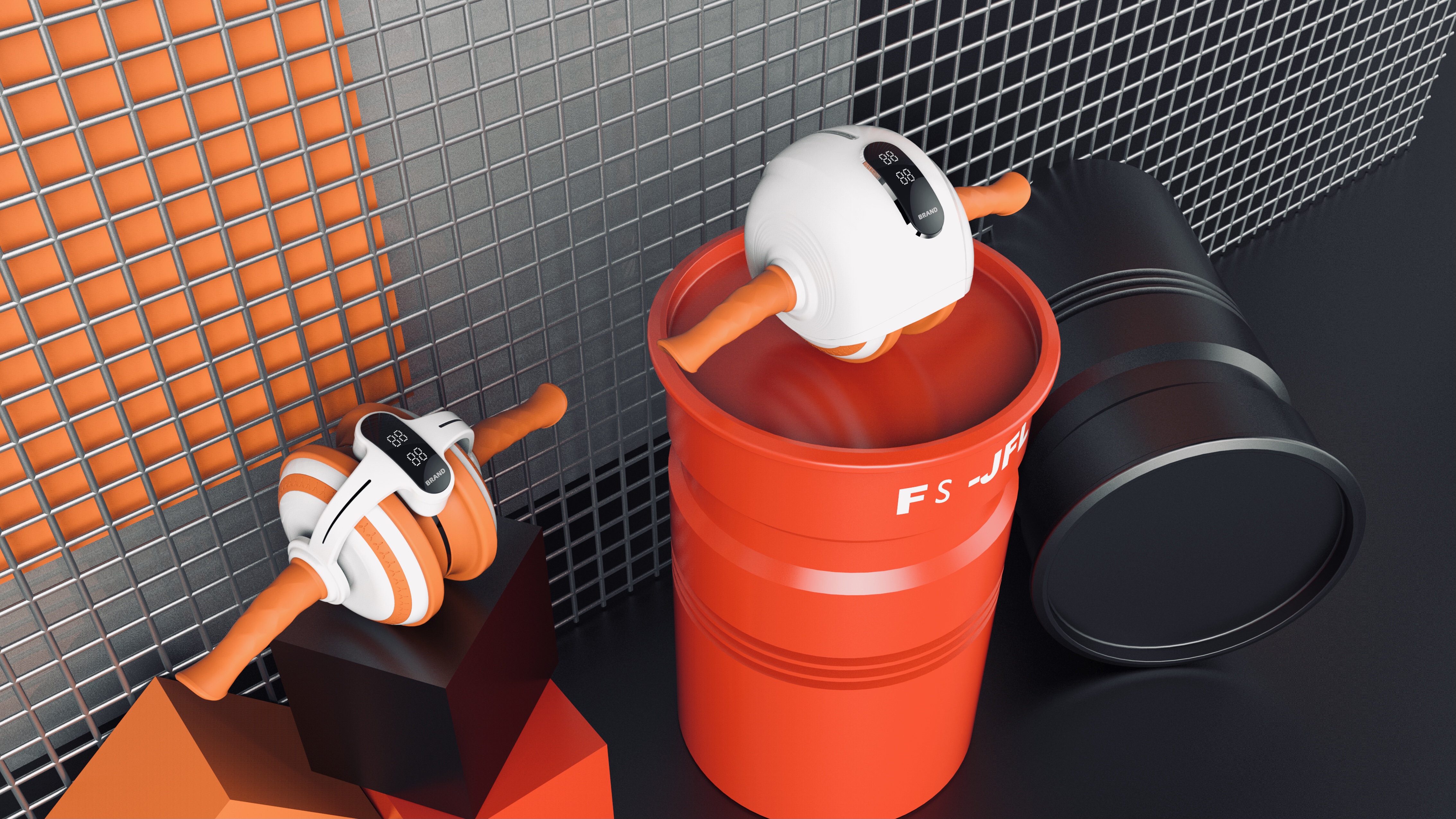 Bodybuilding，outdoors，motion，