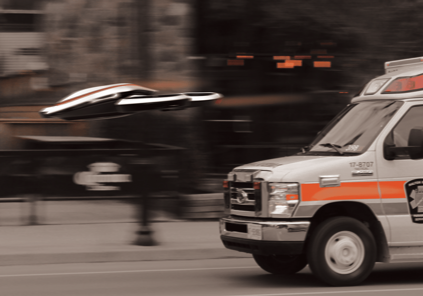 industrial design，Model，ambulance，conceptual design，UAV，