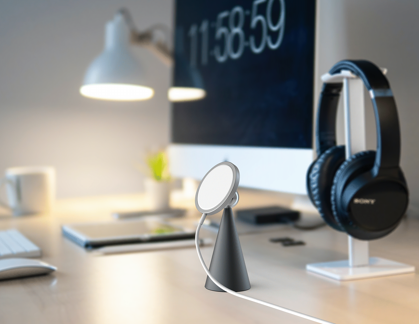 Mobile phone bracket，product design，Bracket，mobile phone，product，MagCone，