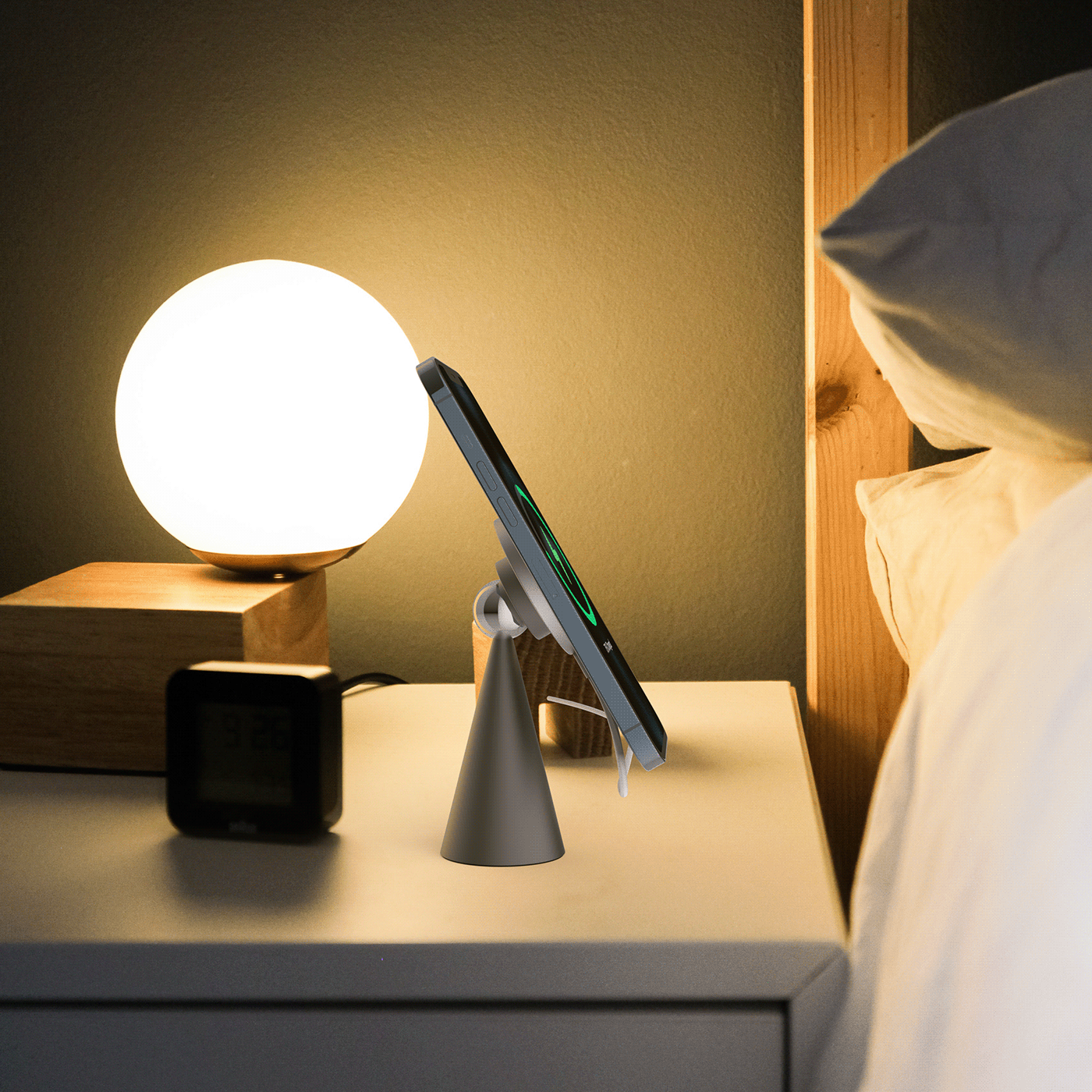 Mobile phone bracket，product design，Bracket，mobile phone，product，MagCone，