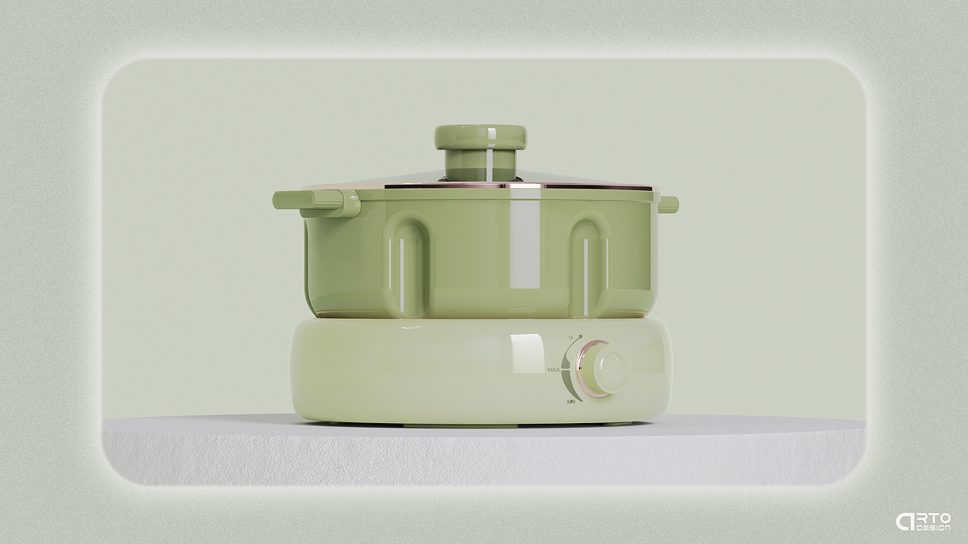 One person food，Electric Hot pot，small home appliances，Pumpkin，product design，Brand strategy，