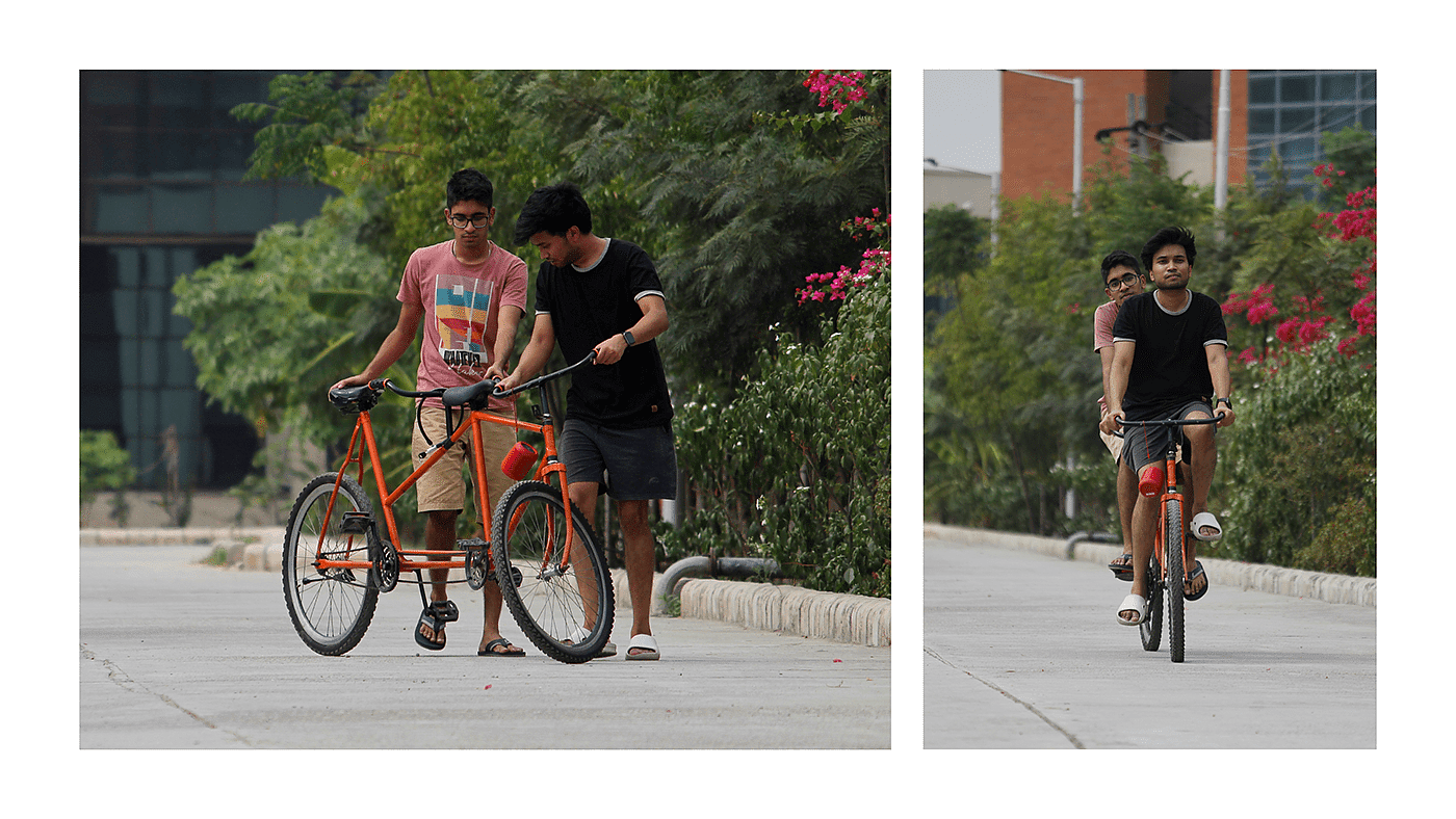 Hada，双人自行车，友谊，激励，