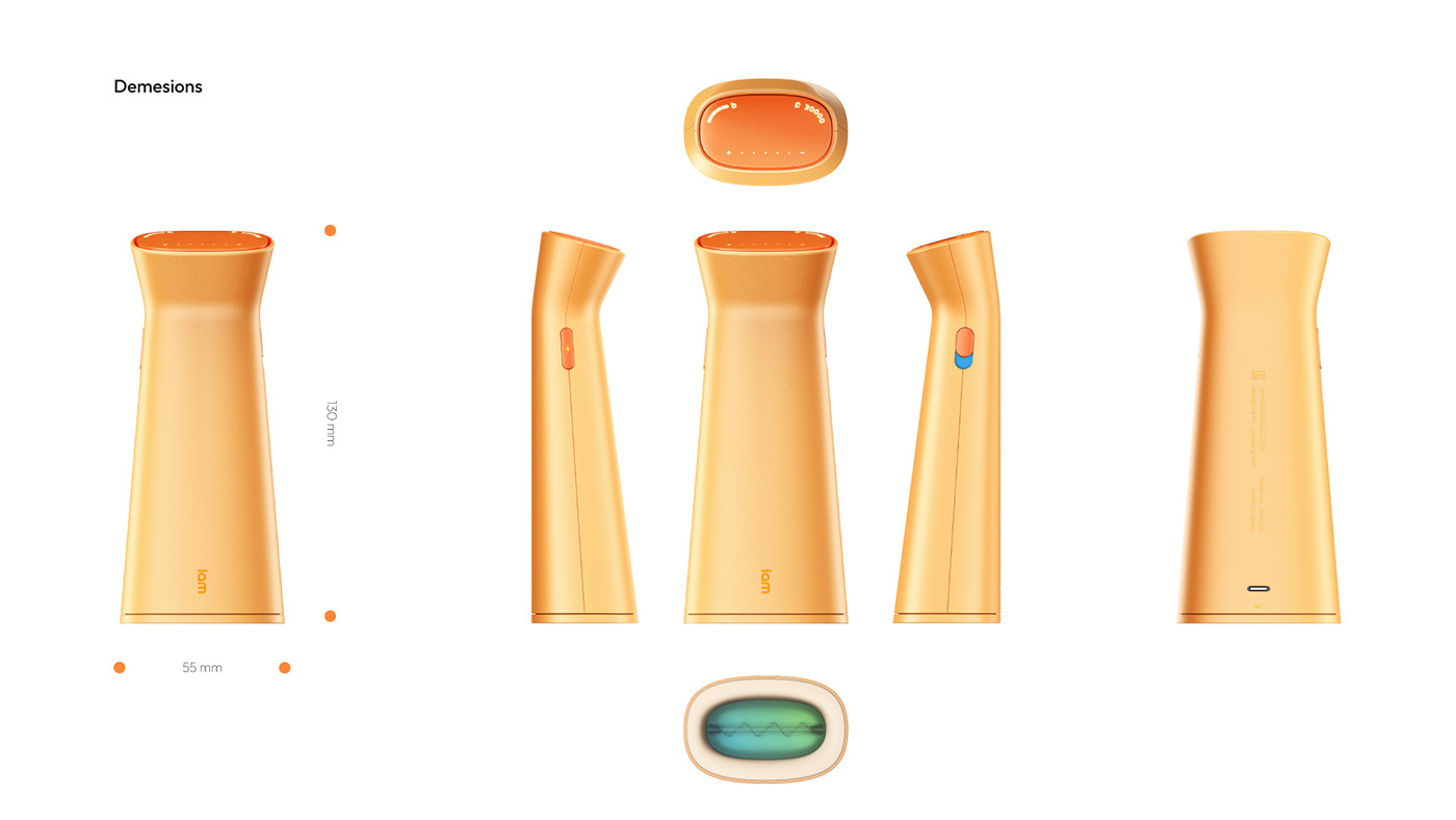 Laser hair removal instrument，Appearance design，exquisite，Will Gibbons，