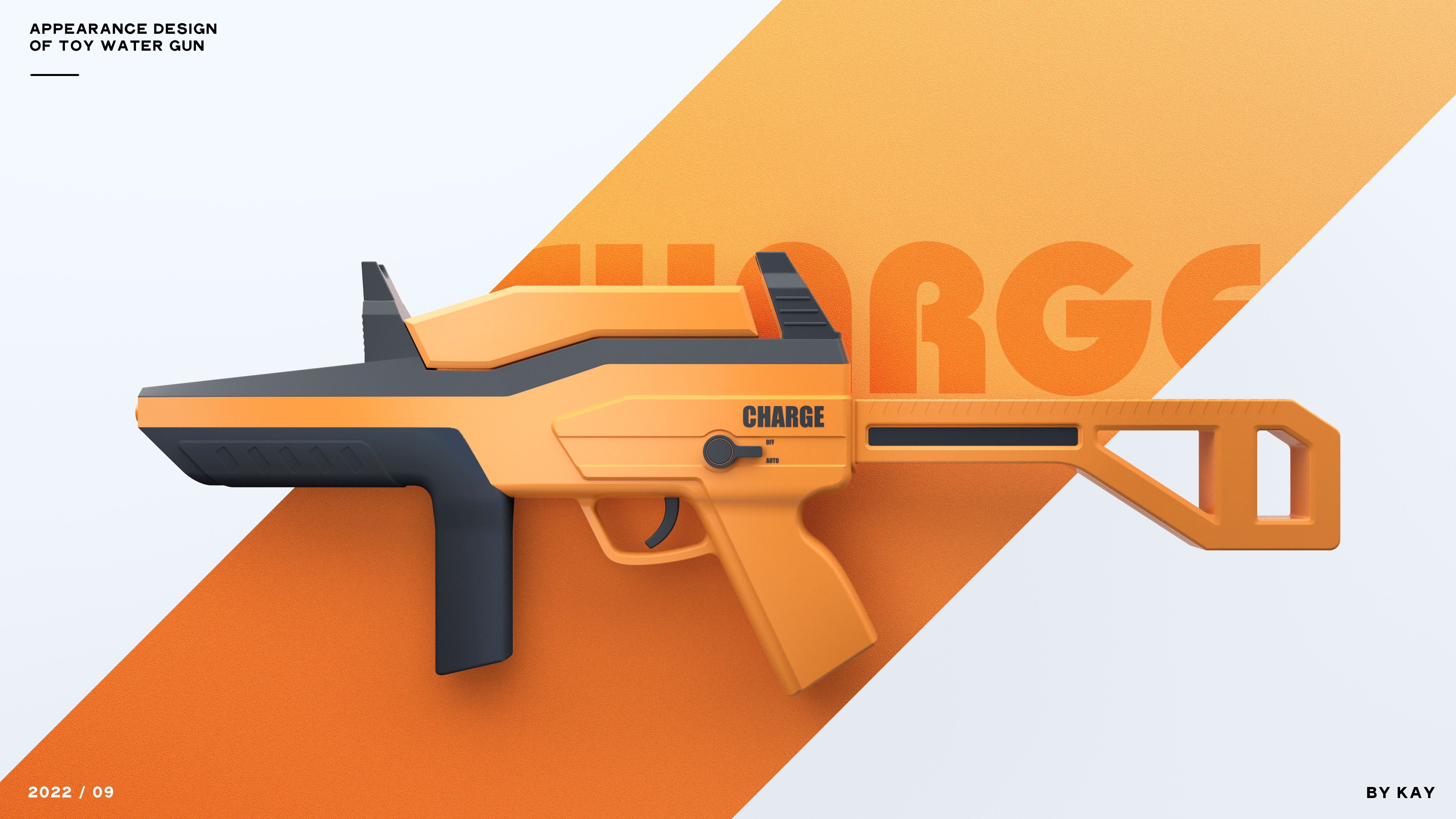 Toy design，Appearance design，product design，industrial design，Toy water gun，