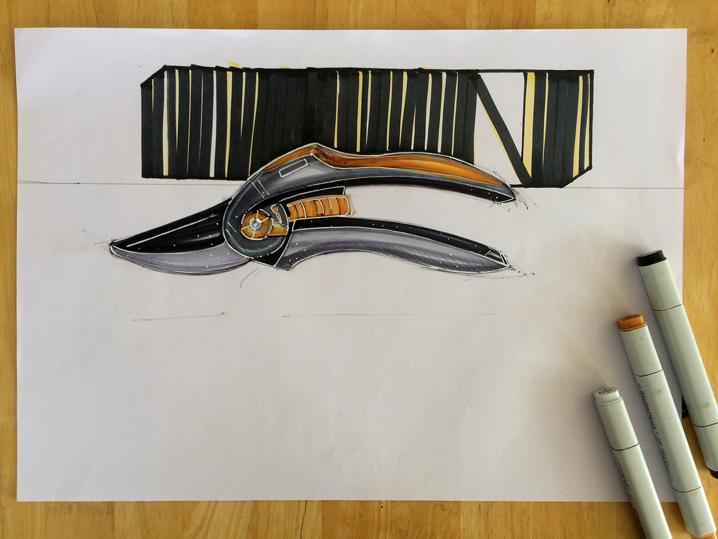 Hand drawn，marker pen，sketch，