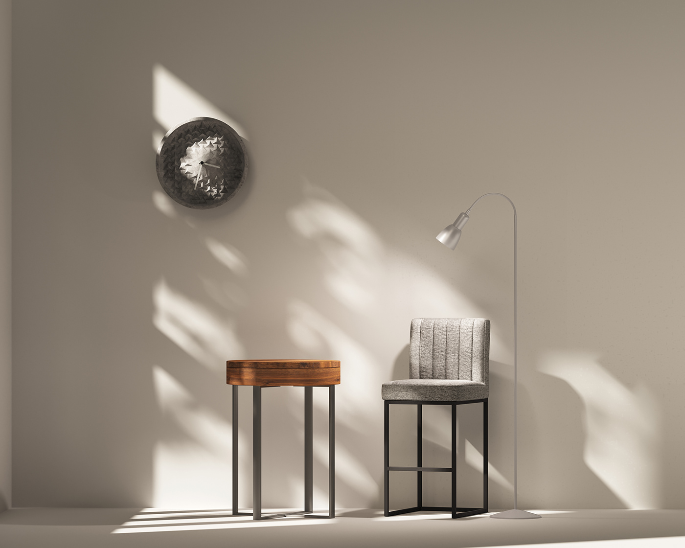 Wall clock，Appearance design，exquisite，industrial design，