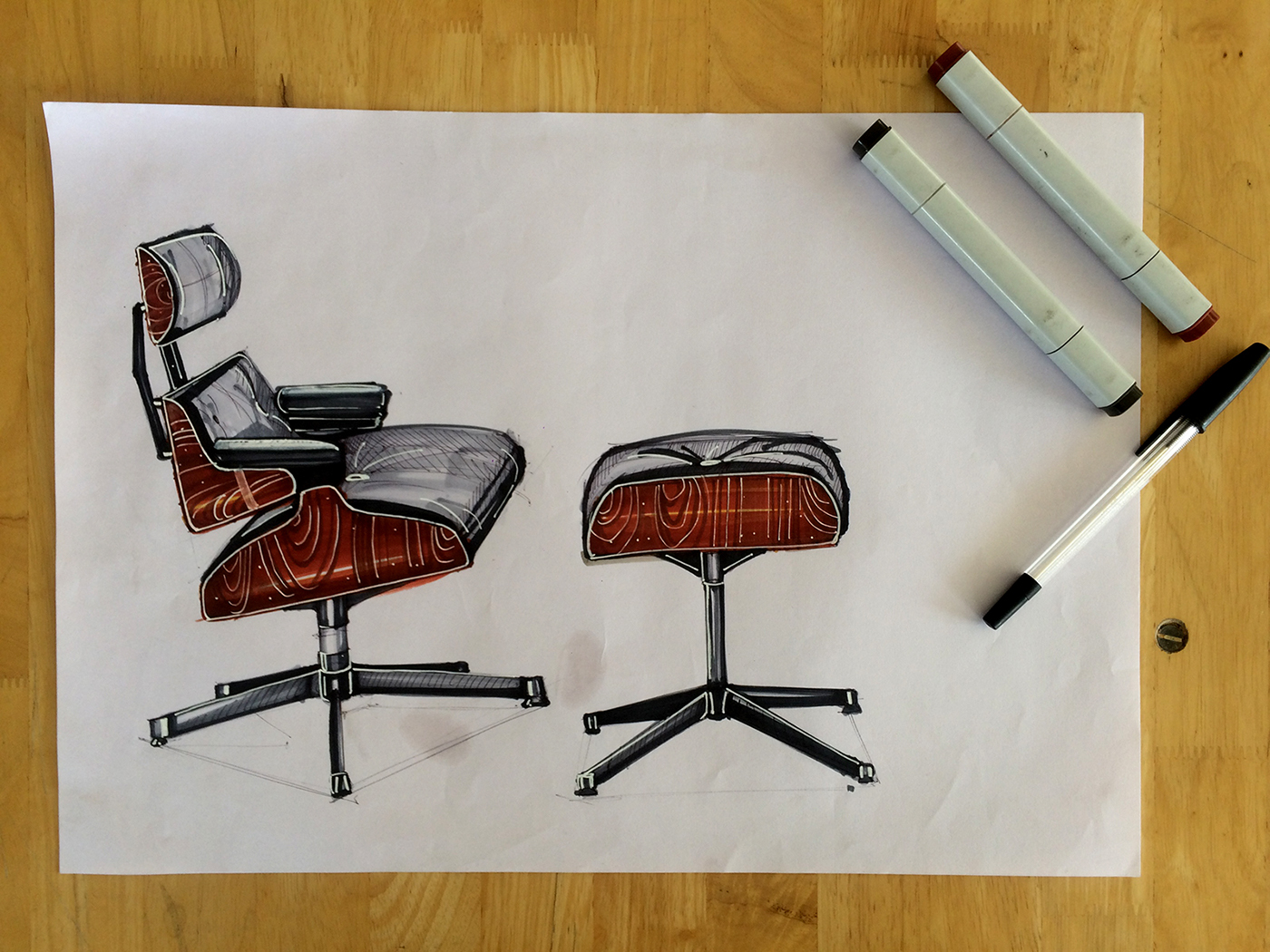 Hand drawn，marker pen，sketch，