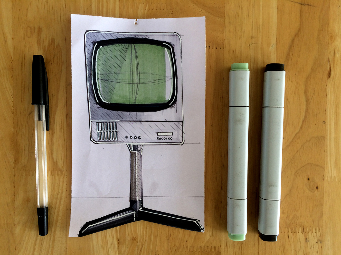 Hand drawn，marker pen，sketch，