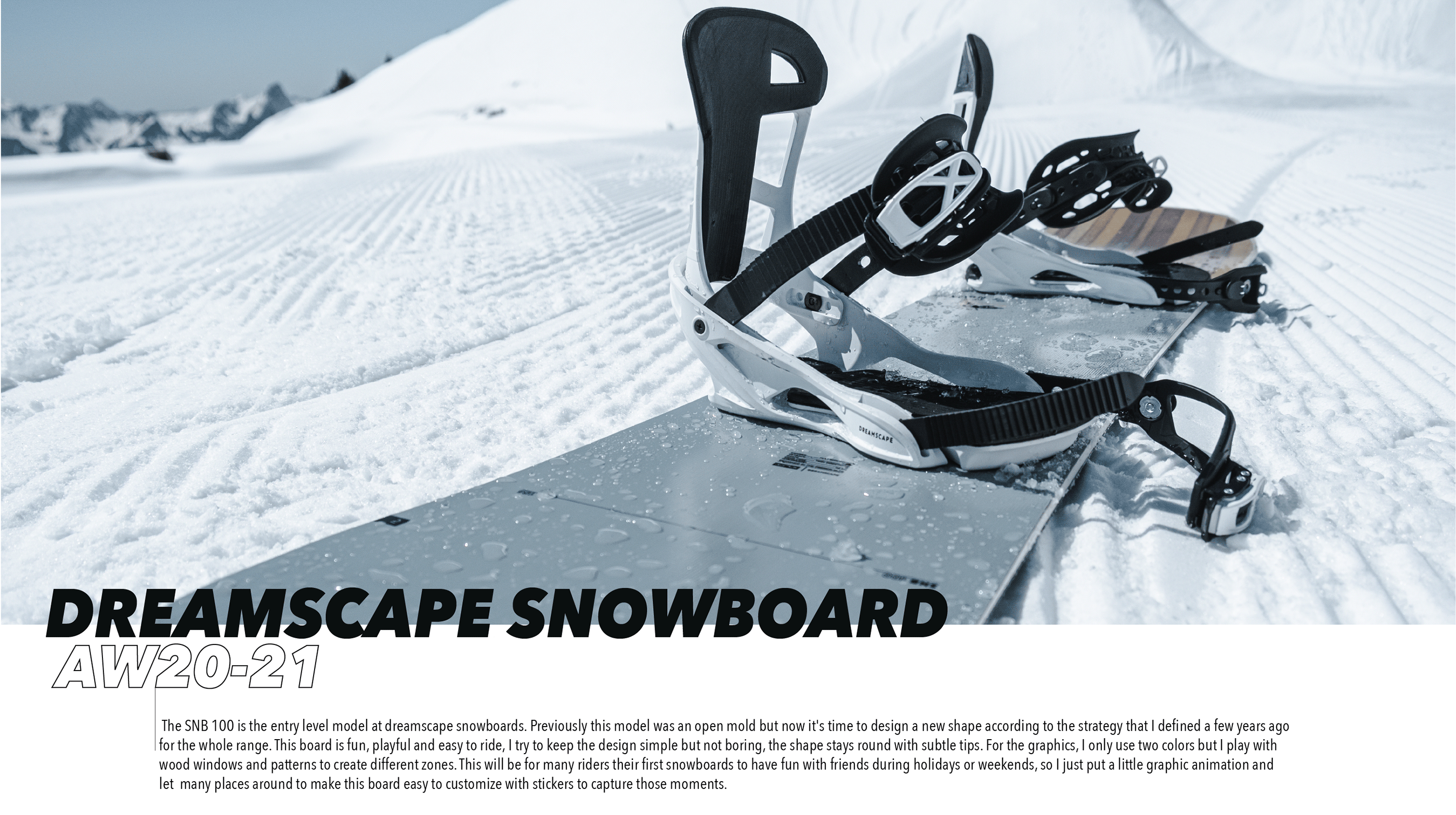 SNB 100，DREAMSCAPE，ski，Appearance design，