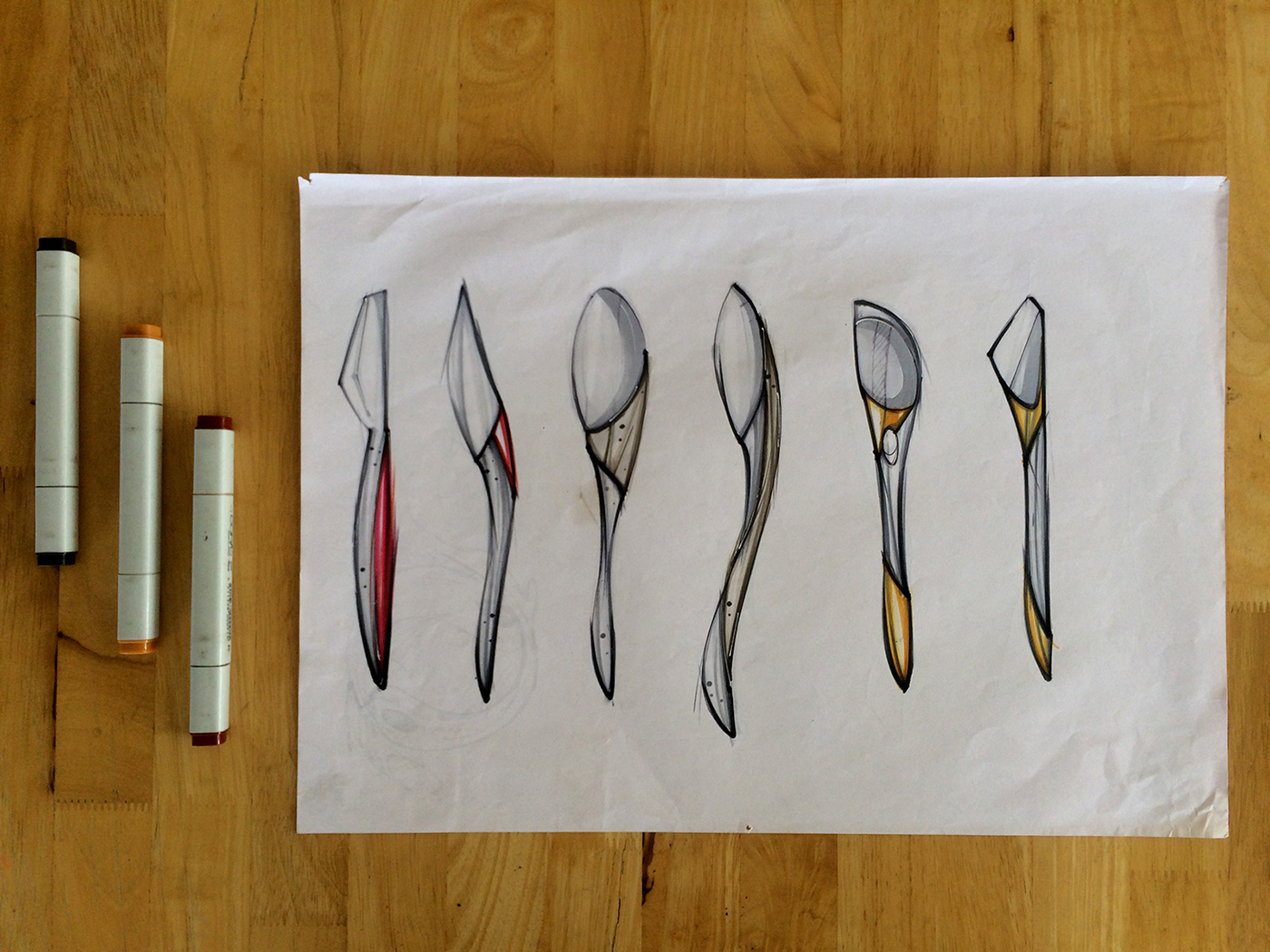 Hand drawn，marker pen，sketch，