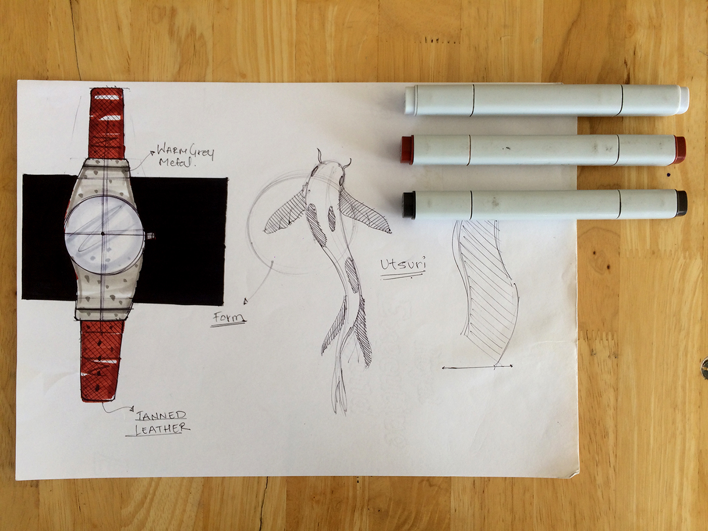 Hand drawn，marker pen，sketch，