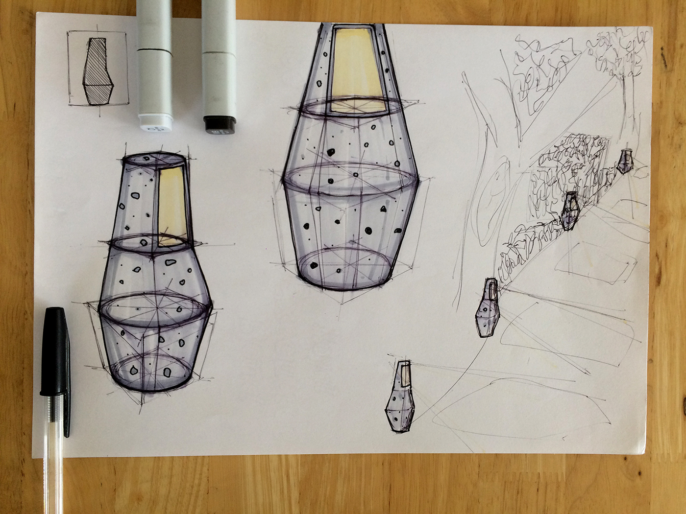 Hand drawn，marker pen，sketch，