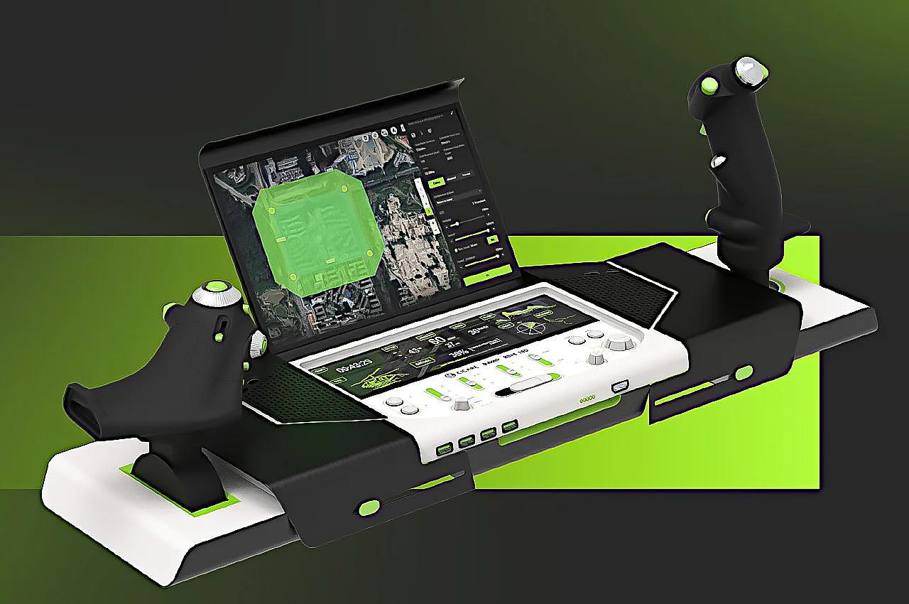Appearance design，UAV controller，product design，