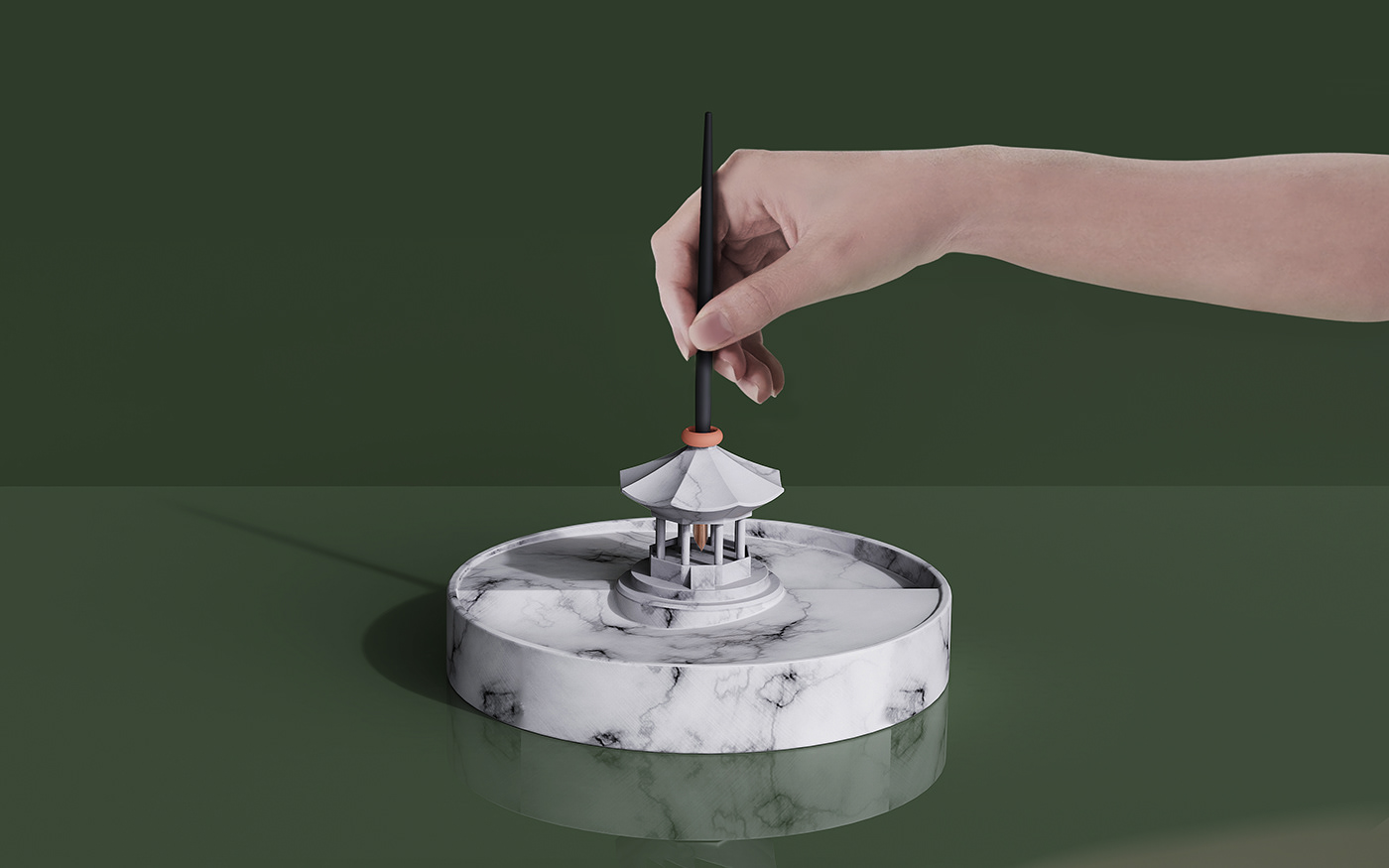 MBSW，pen，ink，paper，Inkstone，Appearance design，