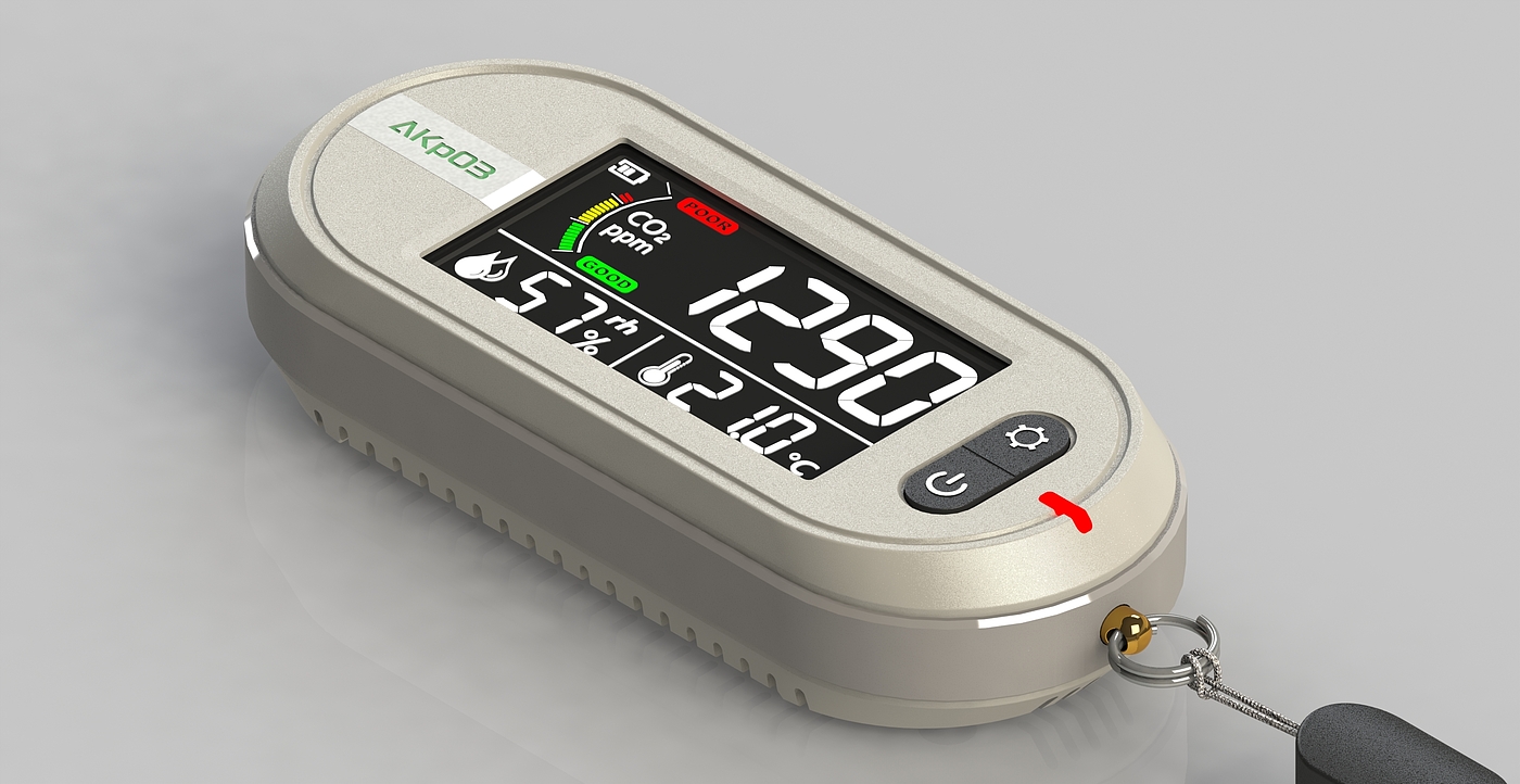 instrument，meter，Environmental detection，co2，Temperature and humidity，Set change，outdoors，Climbing a mountain and exploring a cave，