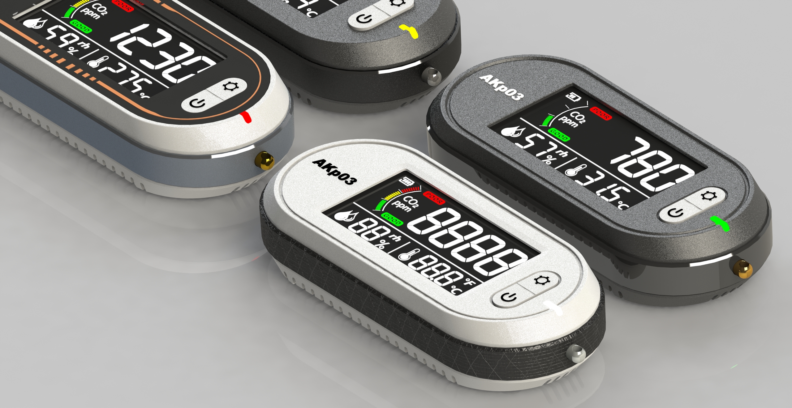 instrument，meter，Environmental detection，co2，Temperature and humidity，Set change，outdoors，Climbing a mountain and exploring a cave，