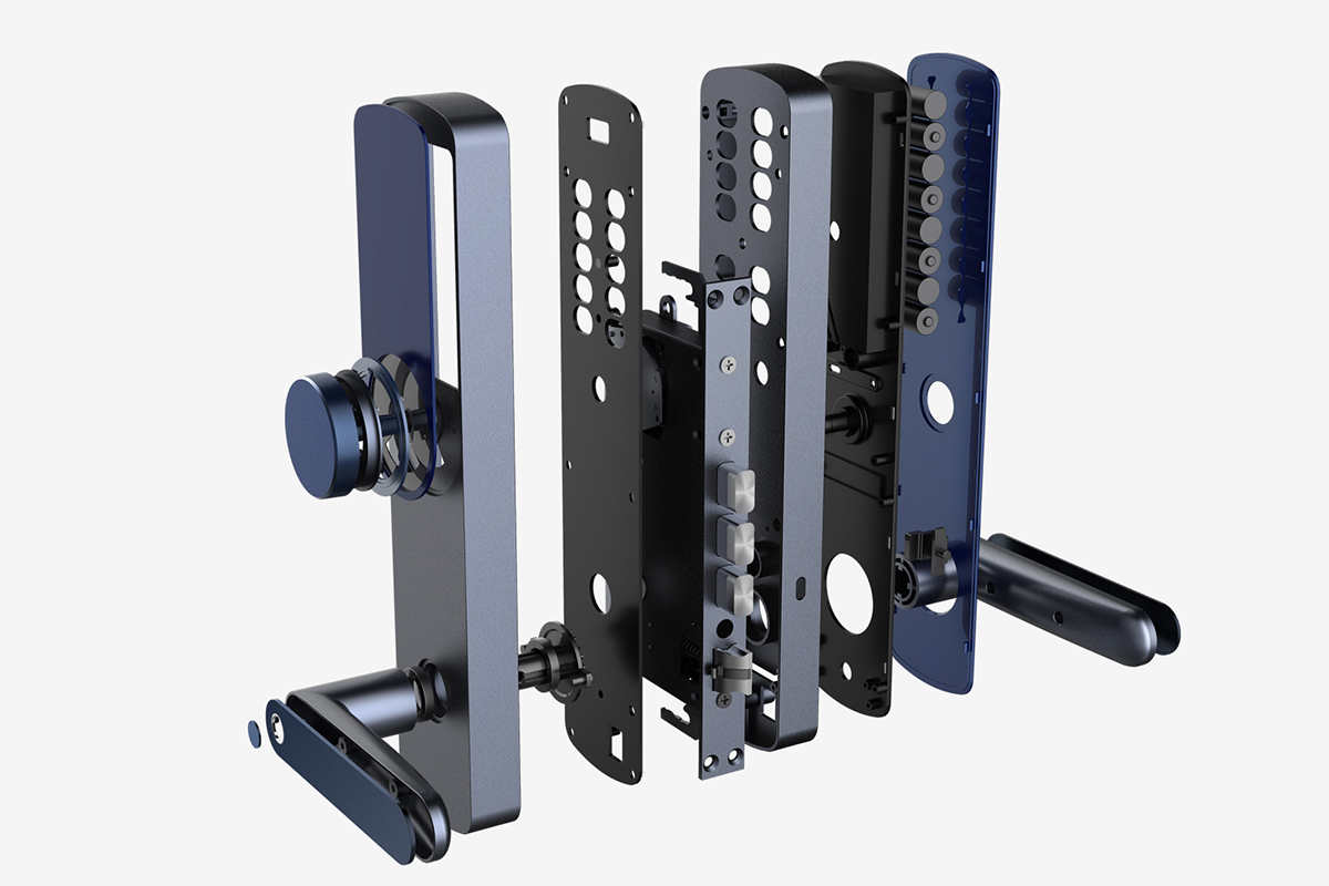 Appearance design，Product definition，industrial design，product design，Intelligent lock，