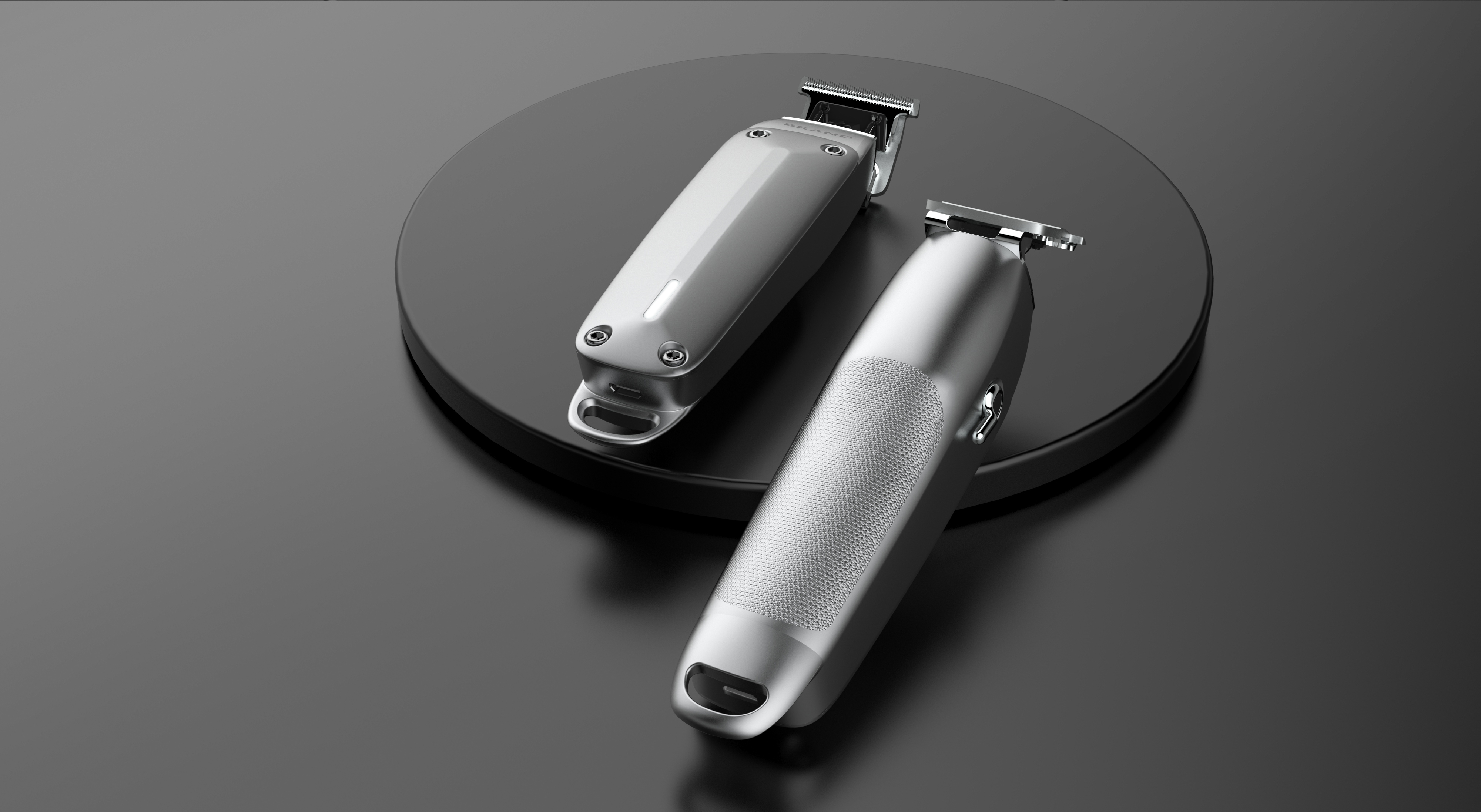 All-metal hair clipper-humpback whale industrial design，