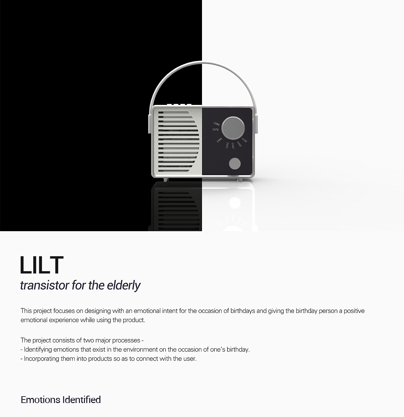 LILT，radio，product design，transistor，