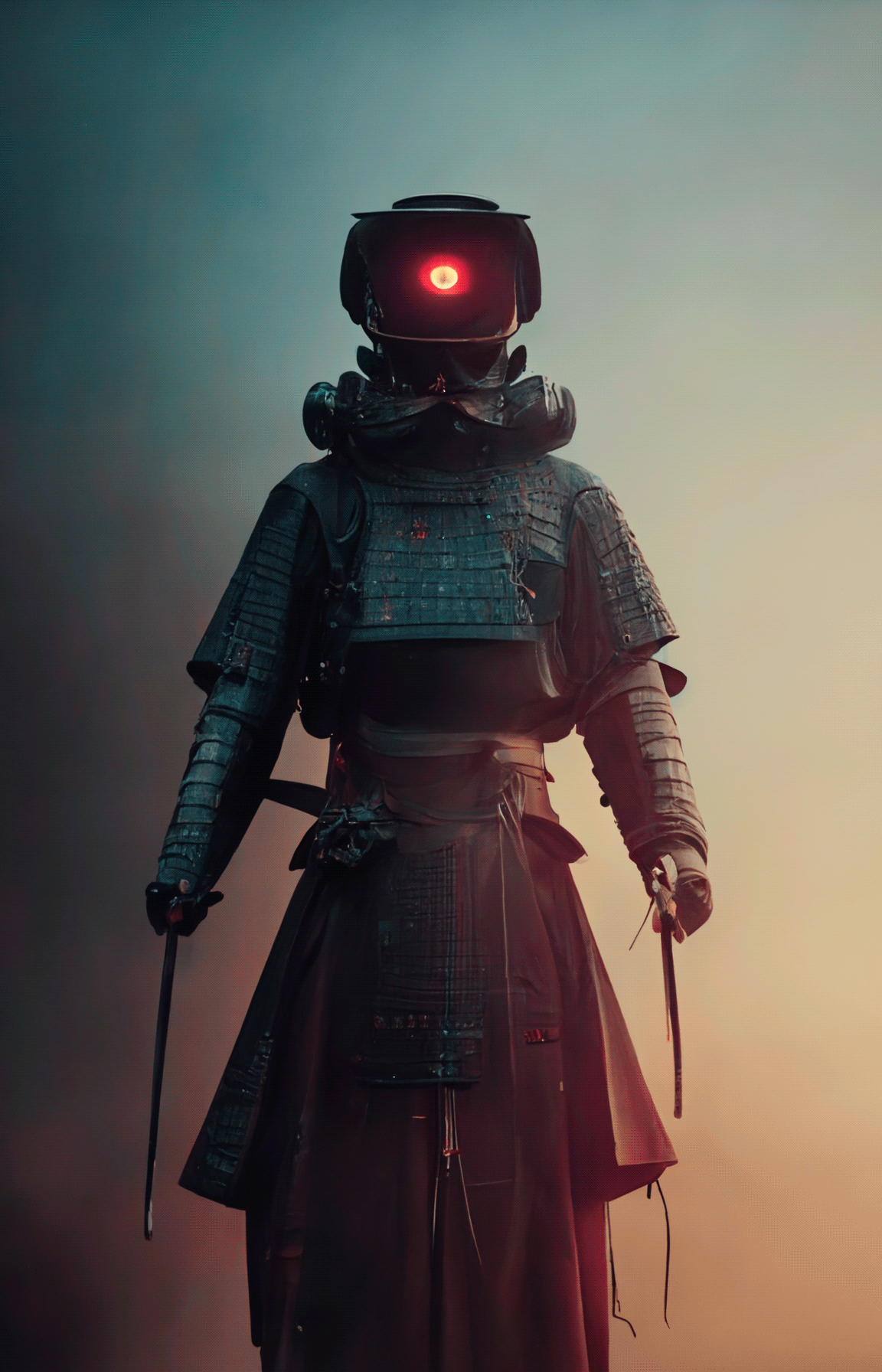 Samurai Mechas，artificial intelligence，Appearance design，future，conceptual design，ai，