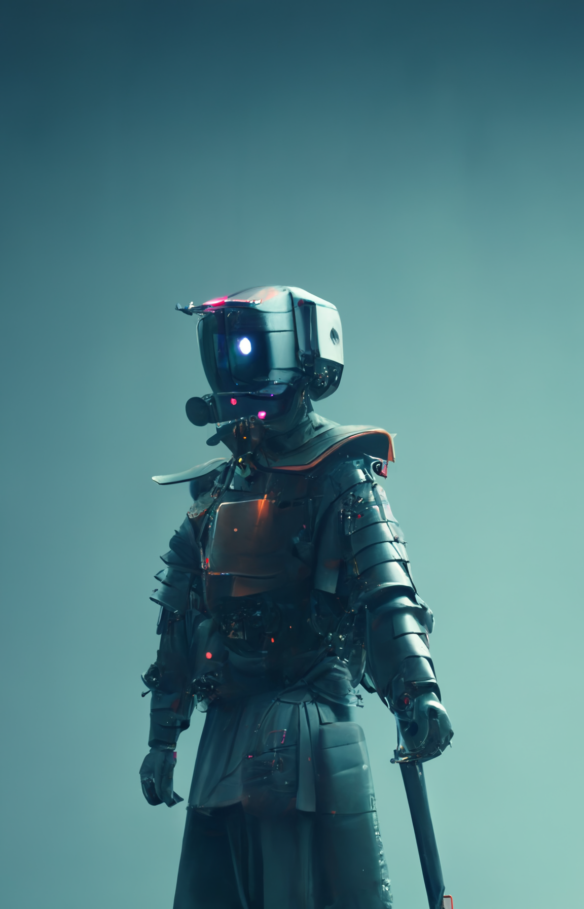 Samurai Mechas，artificial intelligence，Appearance design，future，conceptual design，ai，