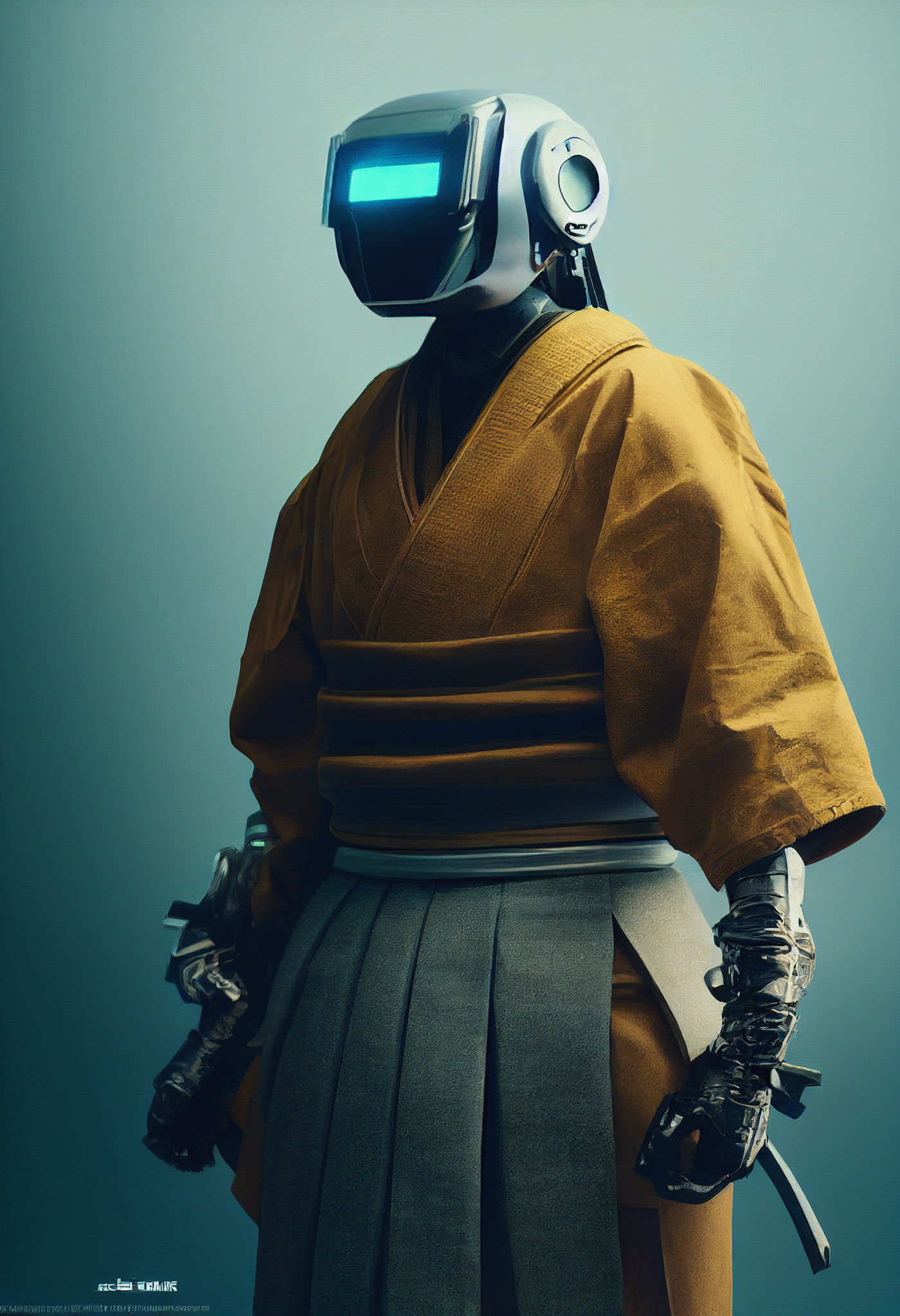 Samurai Mechas，artificial intelligence，Appearance design，future，conceptual design，ai，