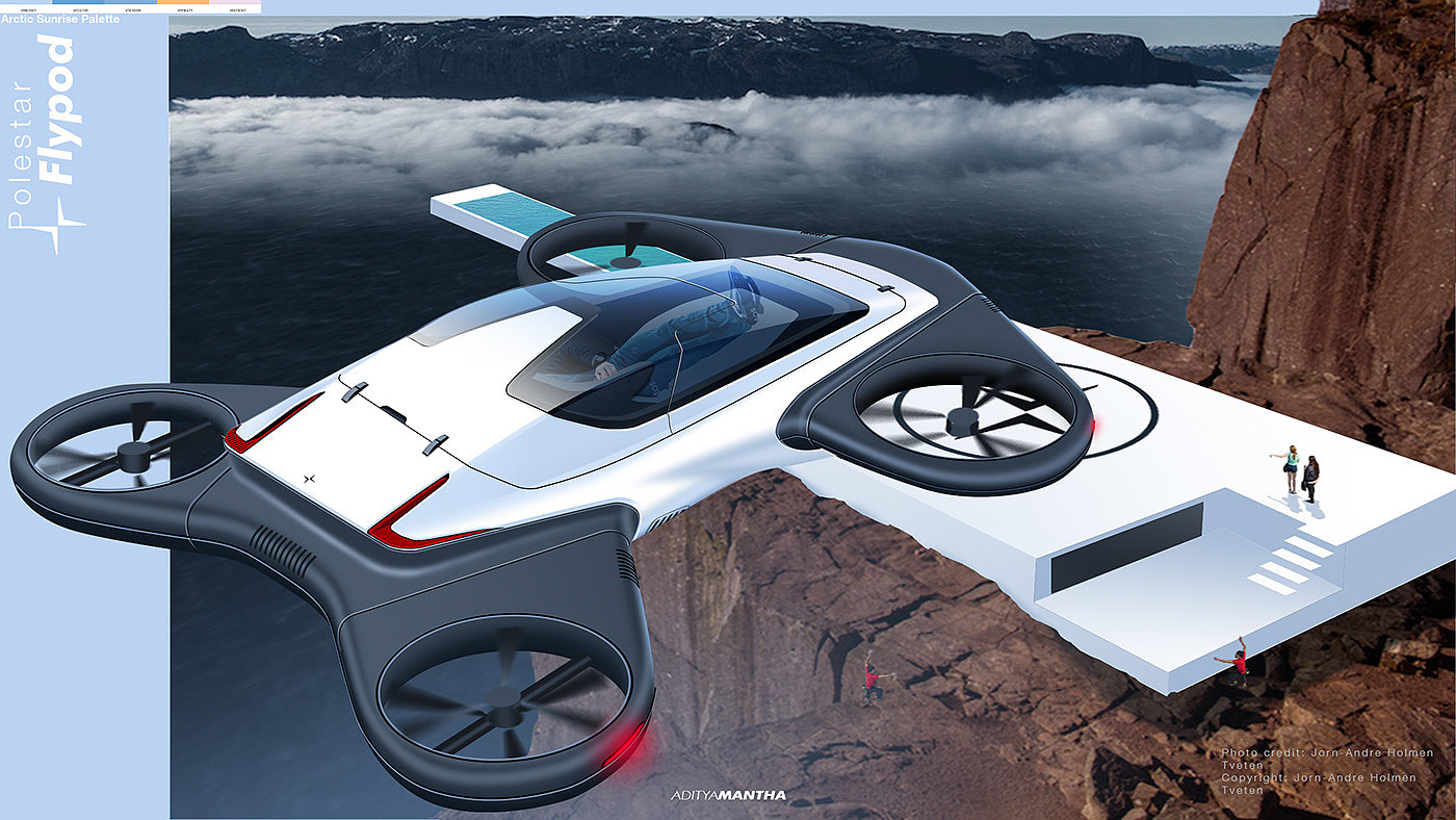 Flypod，未来，科技设计，科幻，未来汽车，