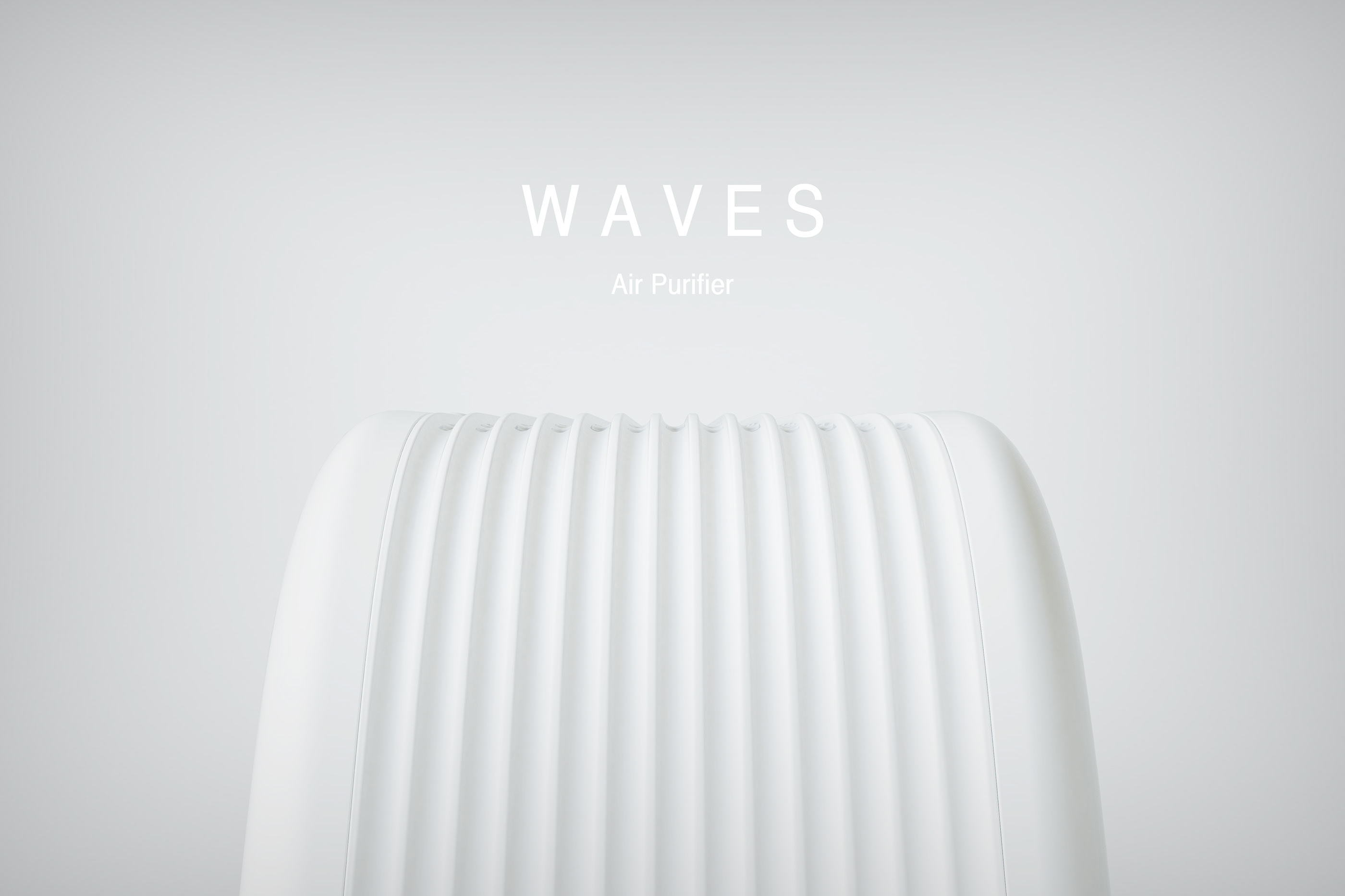 Waves，air cleaner，exquisite，Appearance design，intelligence，