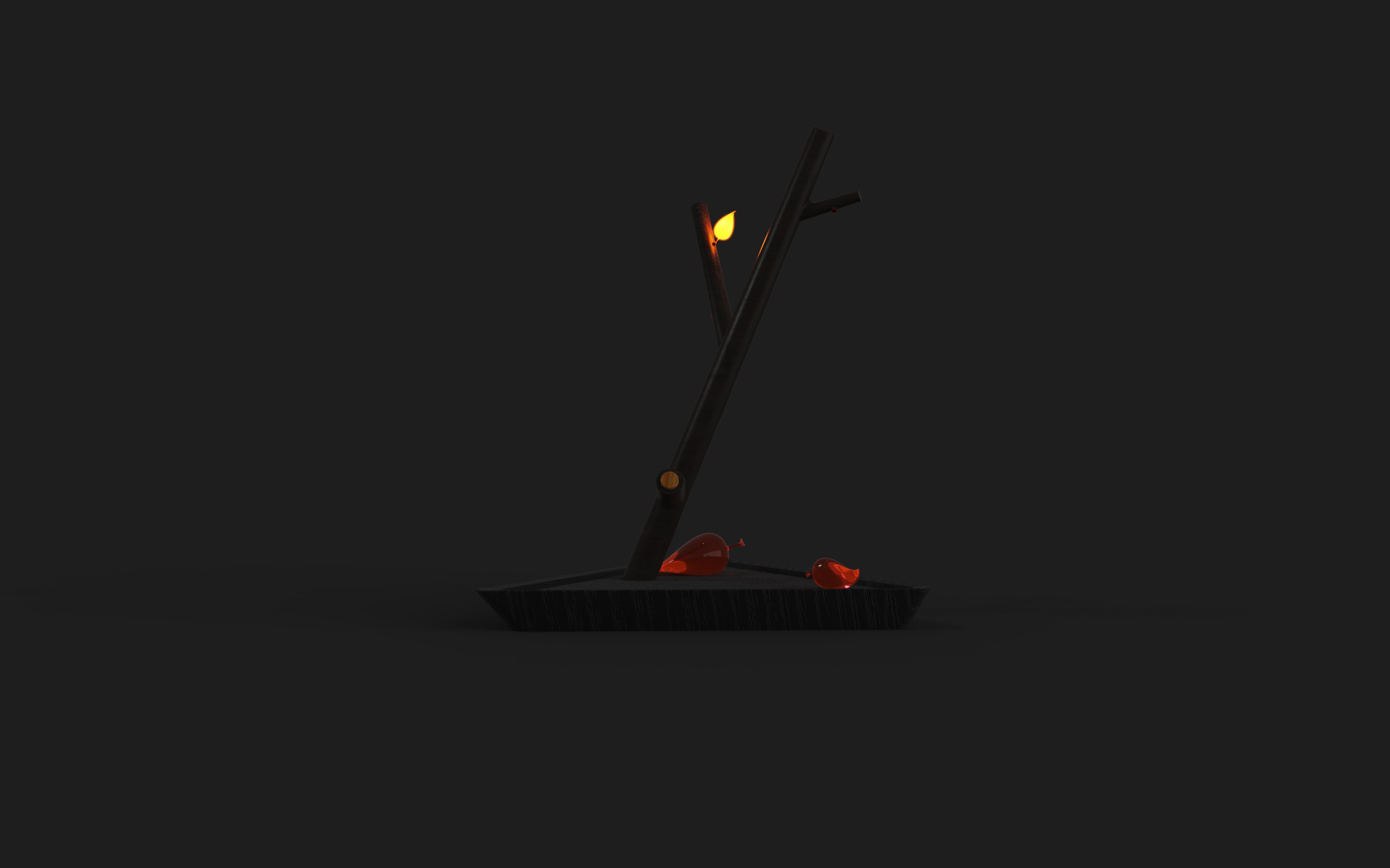 accompany，lamps and lanterns，Branches and leaves，Sleep，